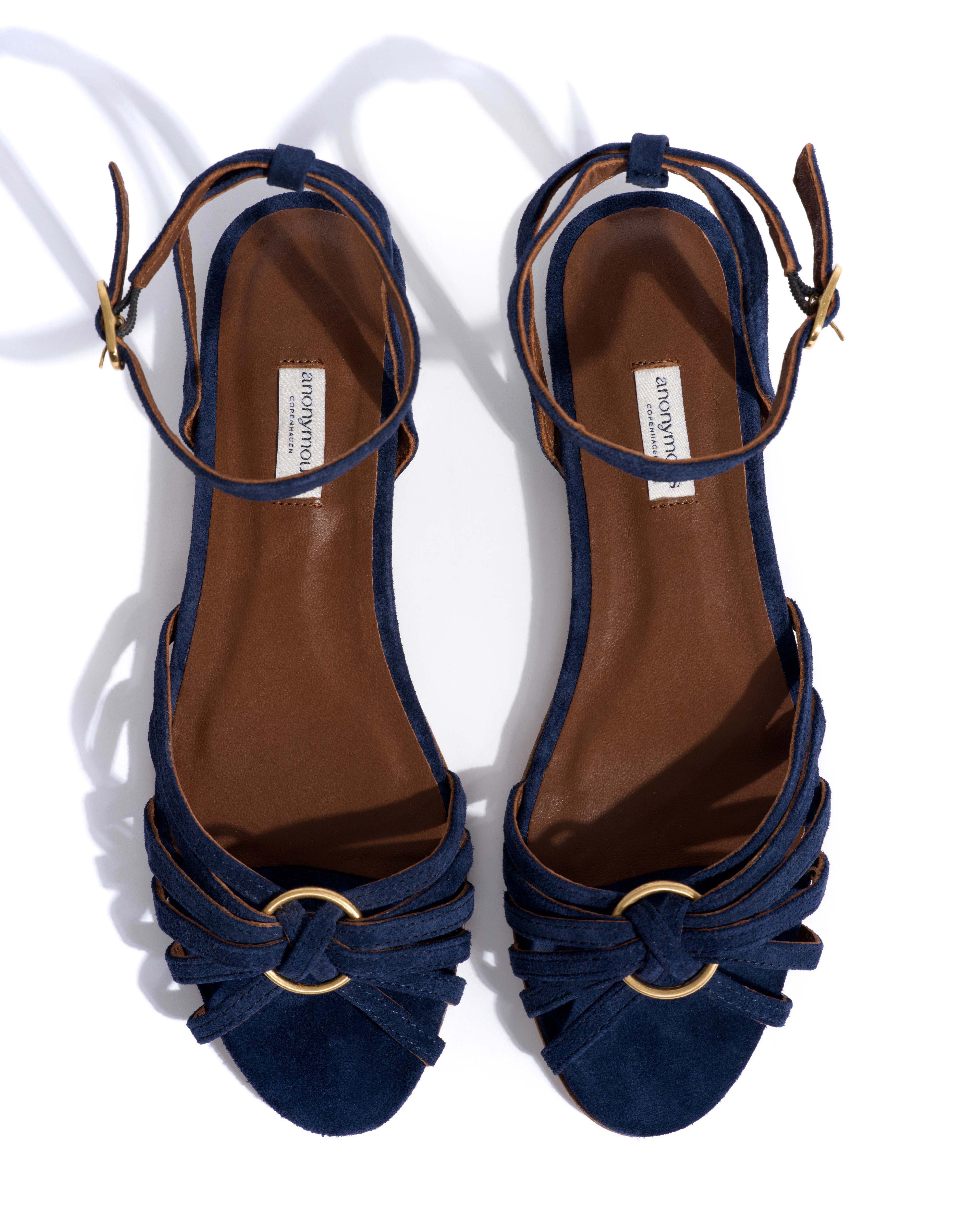 Lopes 10 Calf suede Ink blue - Image 4