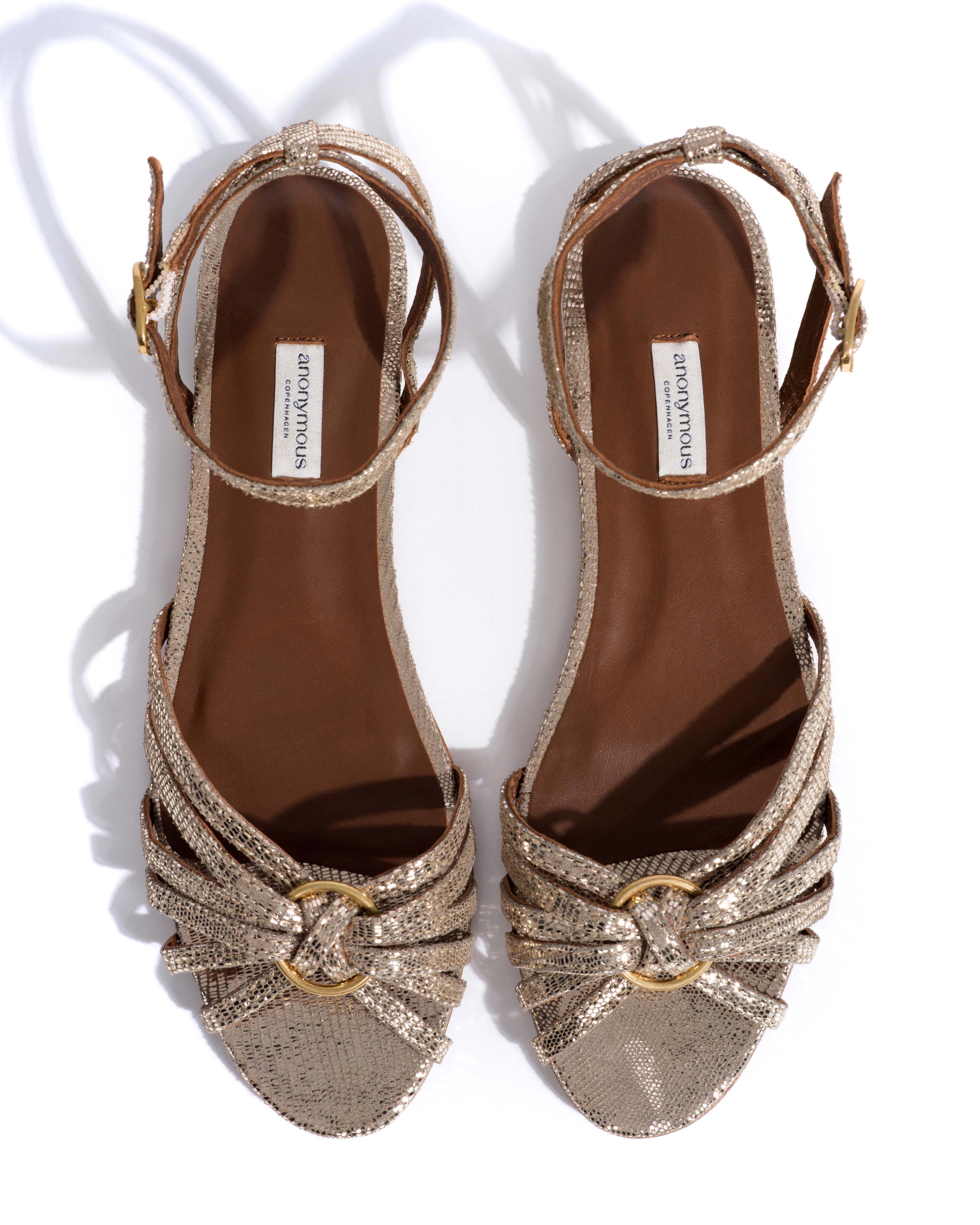 Lopes 10 Lizard metallic goat Vintage champagne - Image 4