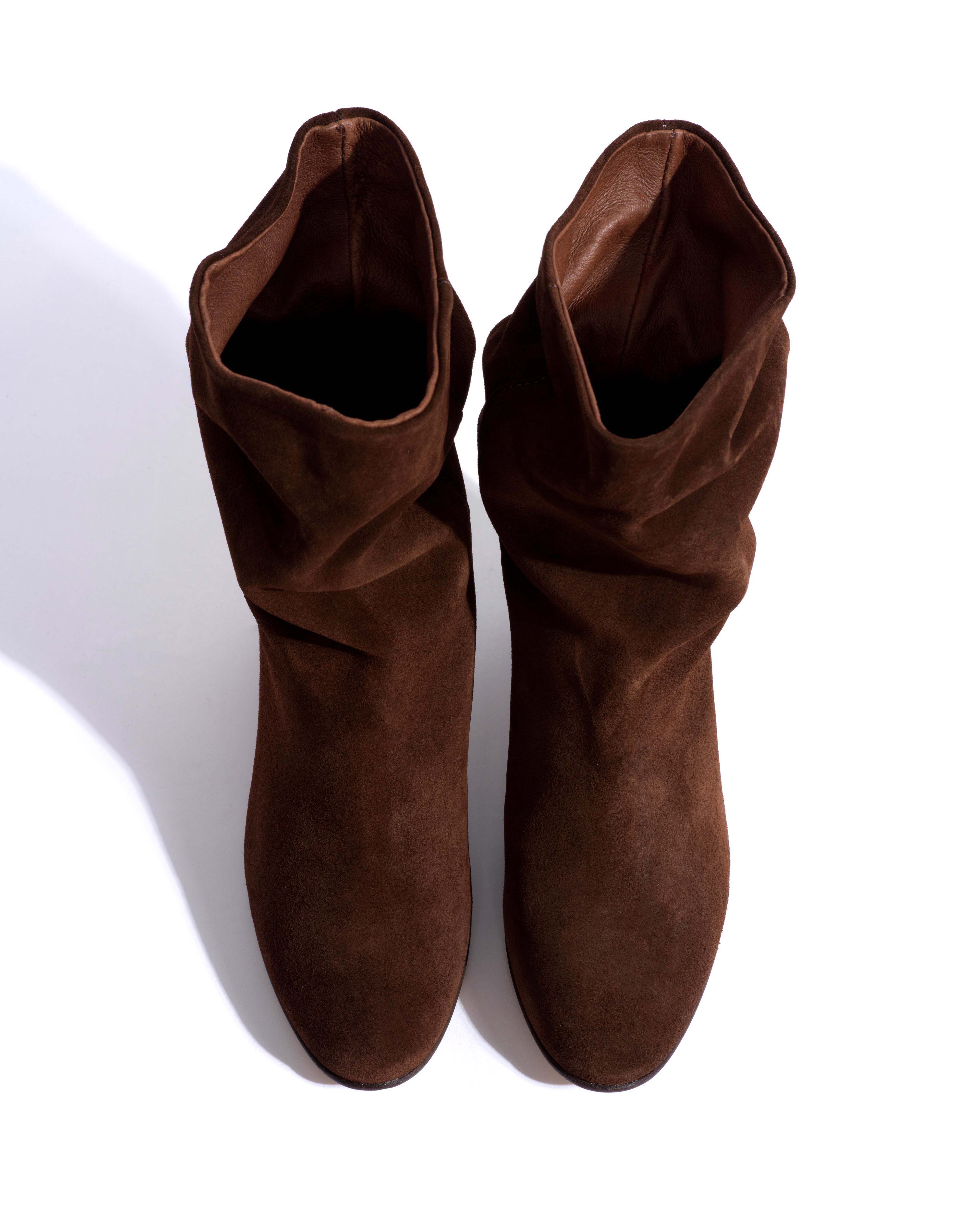 Lully 55 Calf suede Chocolate - Image 4