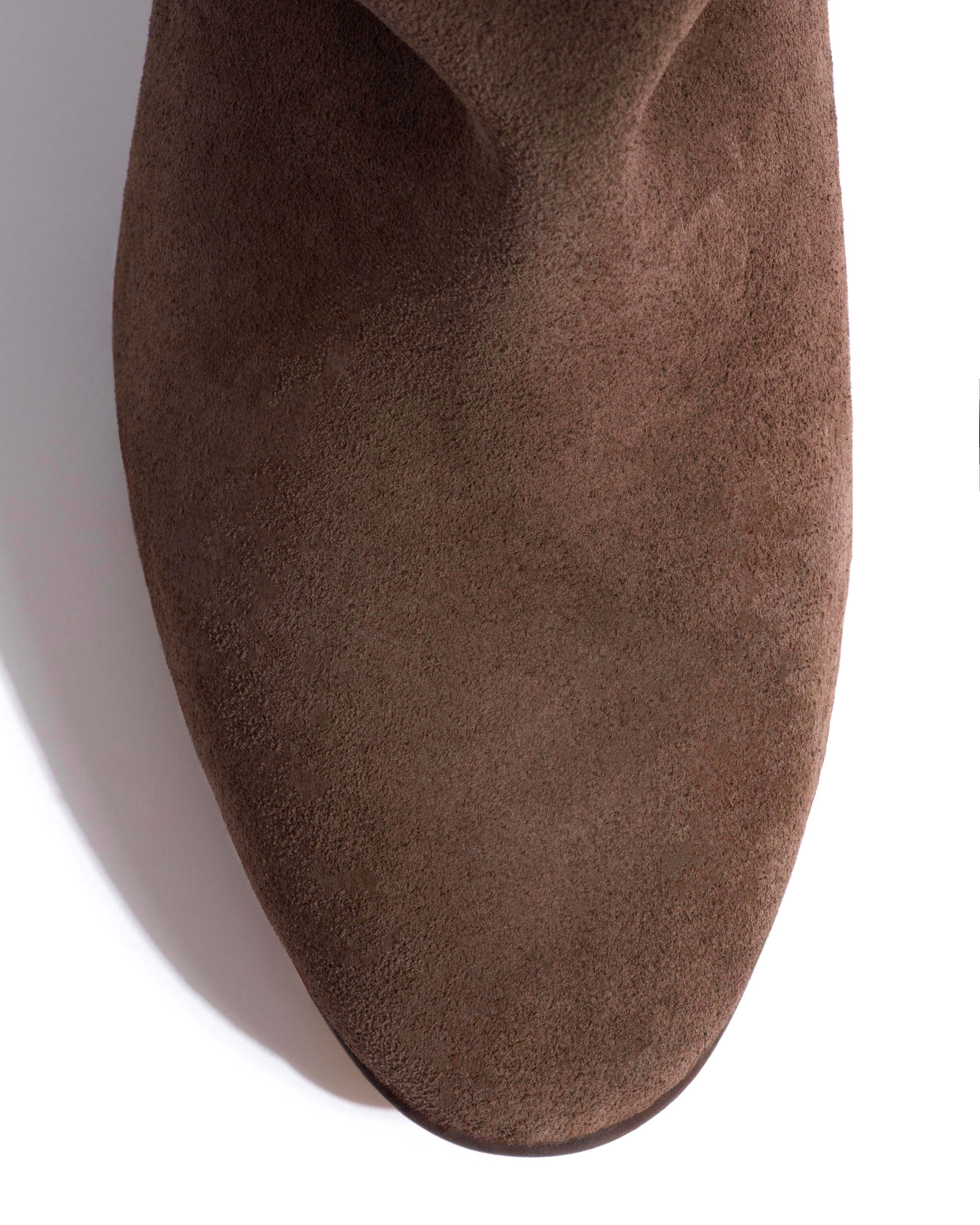 Lully 55 Calf suede Coffee brown - Image 5