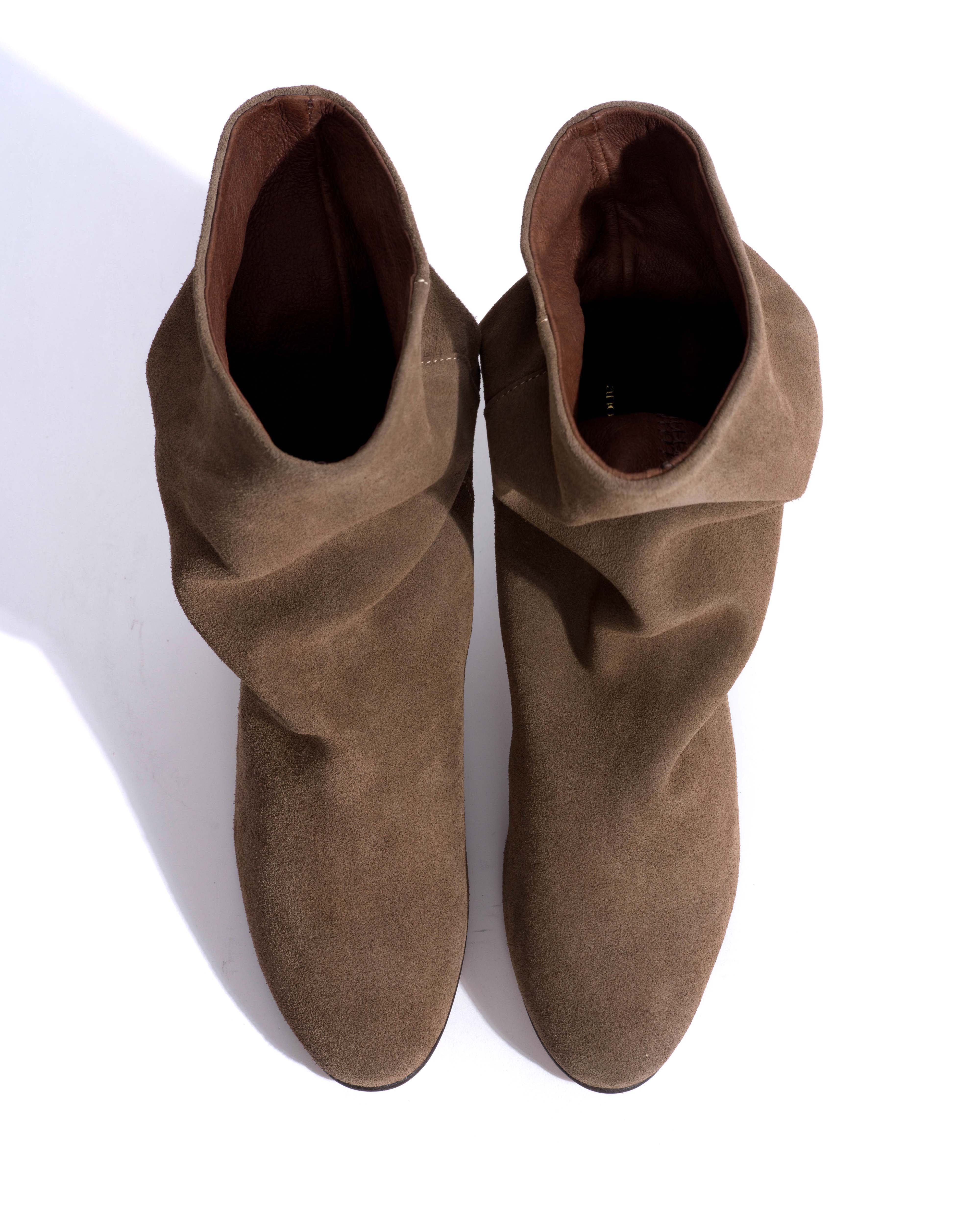 Lully 55 Calf suede Dark taupe - Image 4