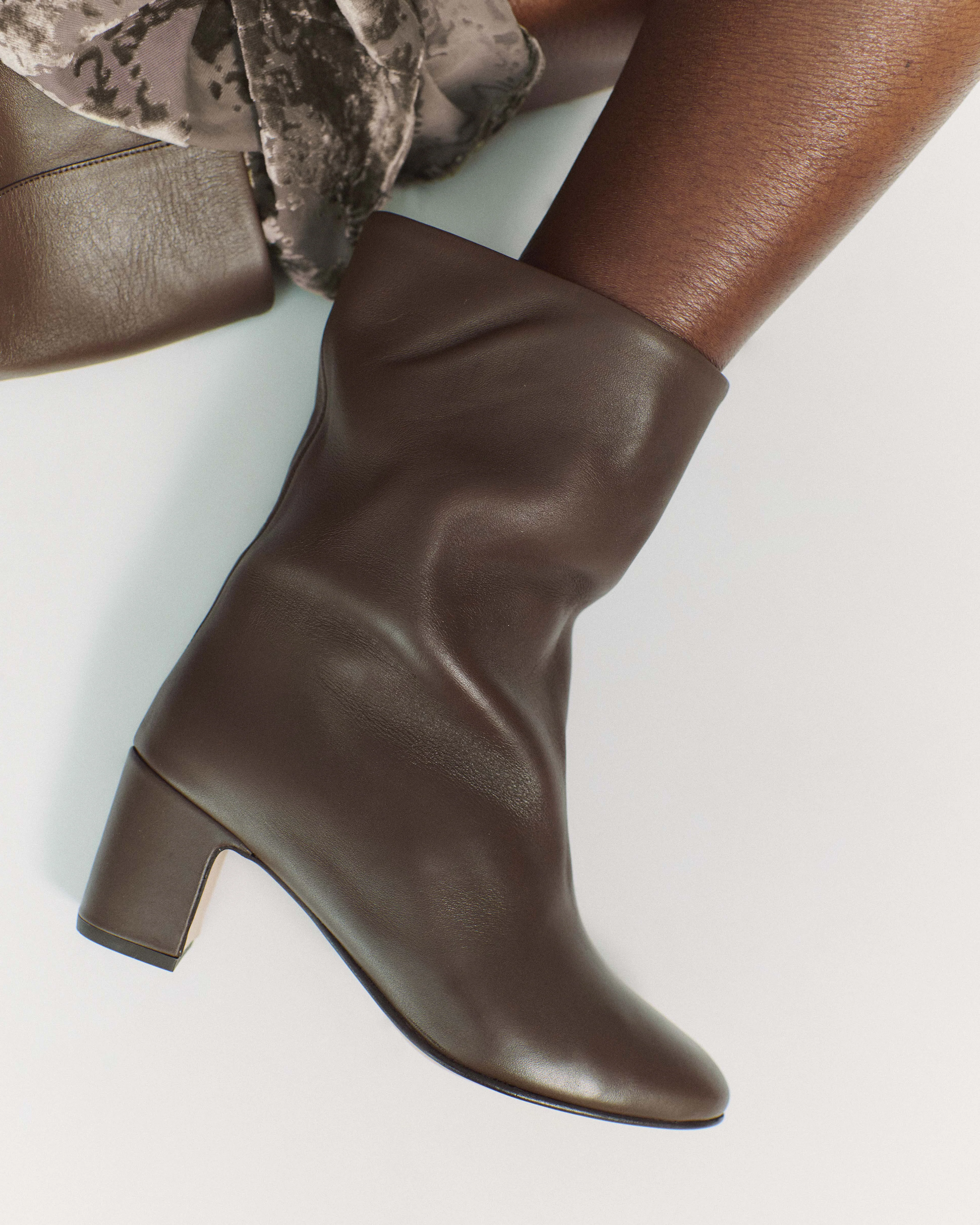 Lully 55 Soft calf Dark taupe - Image 3