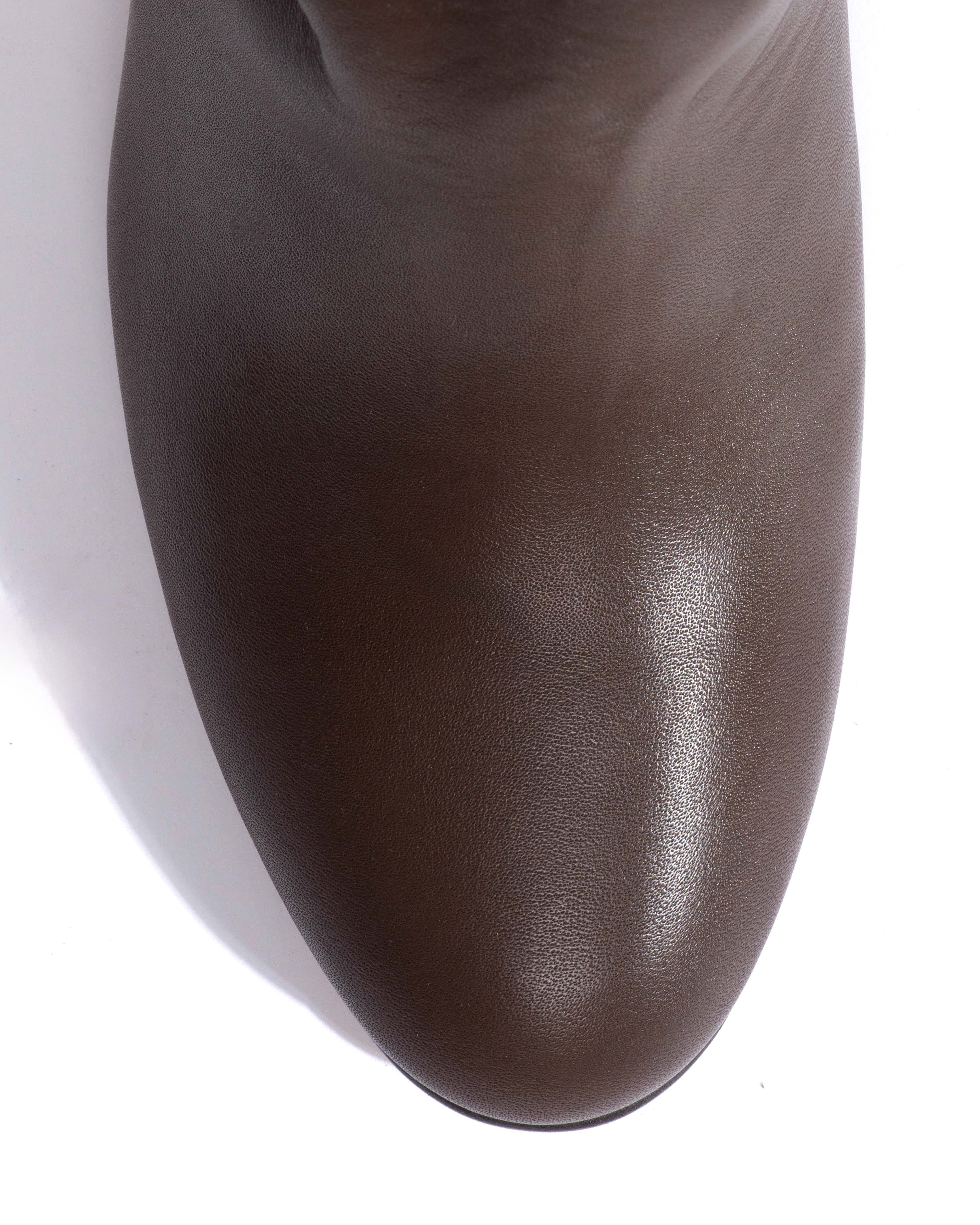 Lully 55 Soft calf Dark taupe - Image 6
