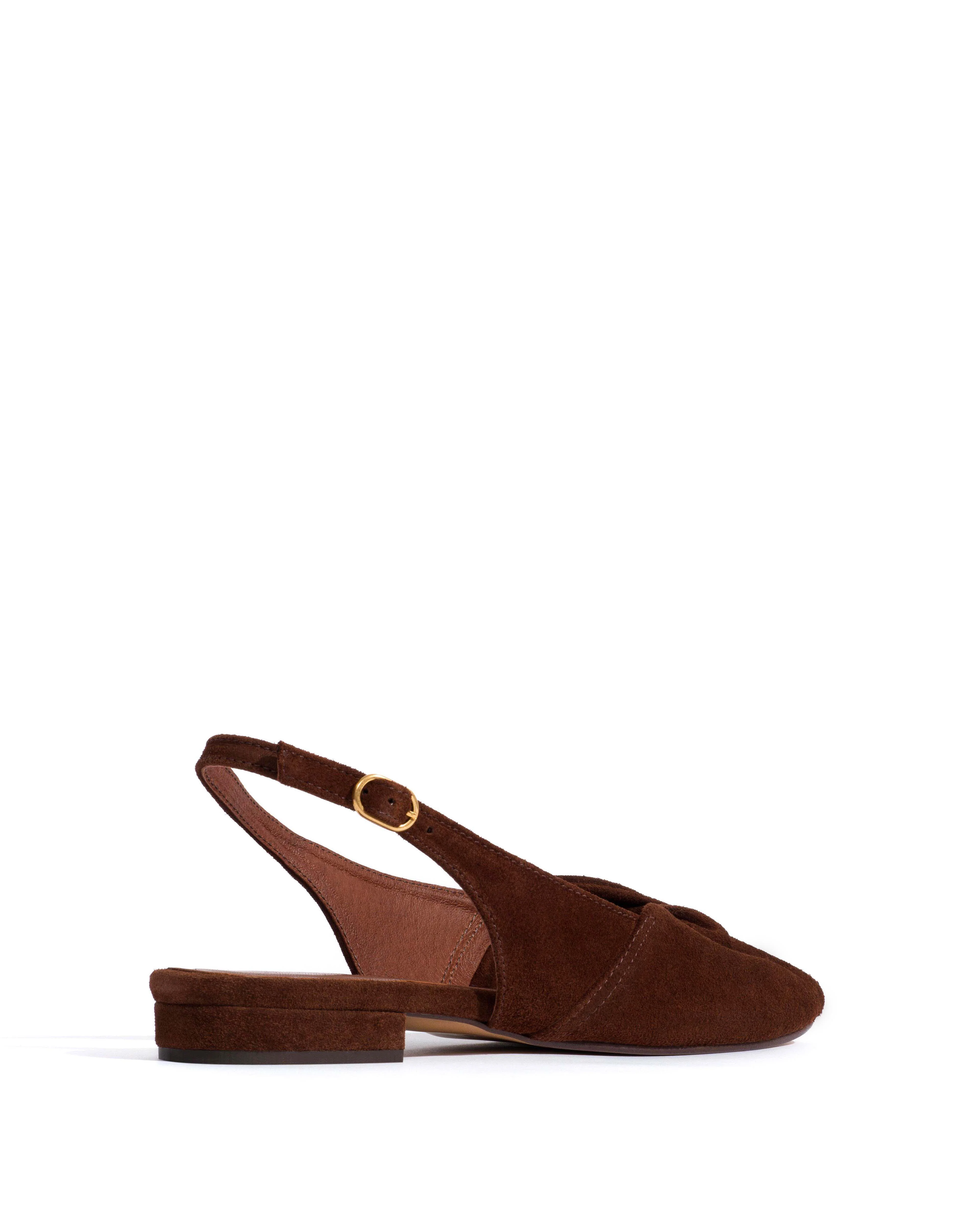 Magda 20 Calf suede Chocolate - Image 3