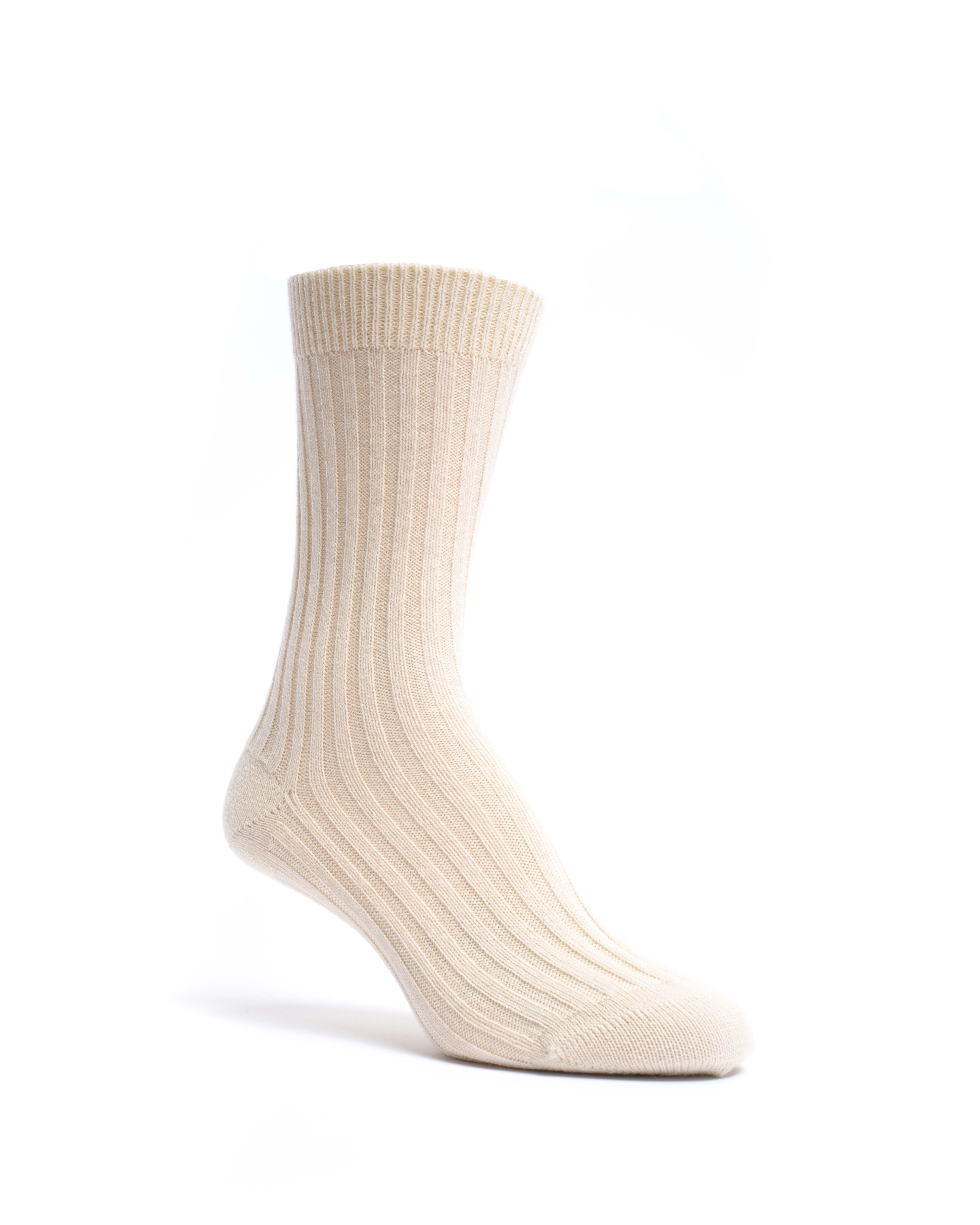 Magdai cashmere socks 100% cashmere (socks) Ivory - Image 2