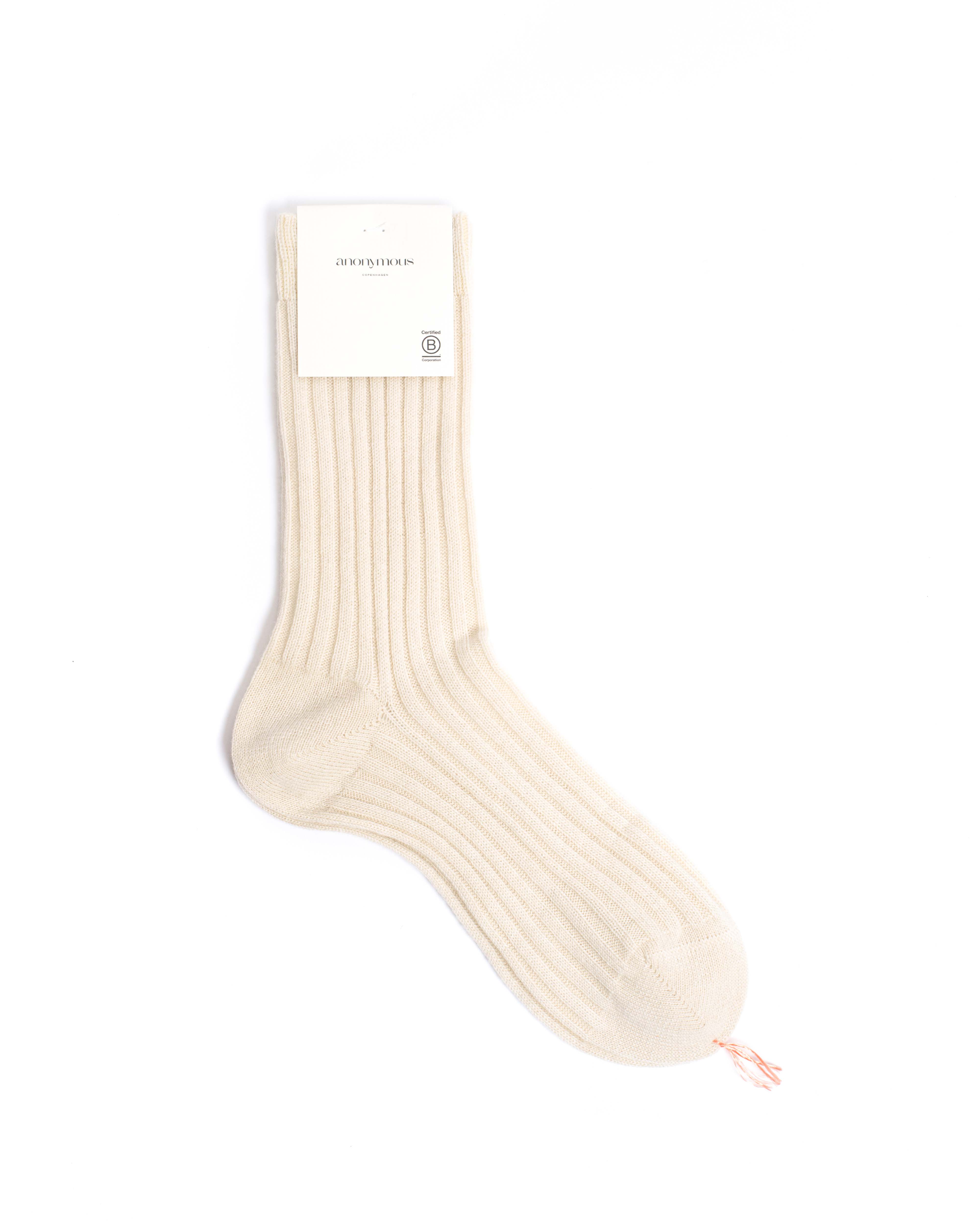 Magdai cashmere socks 100% cashmere (socks) Ivory - Image 4