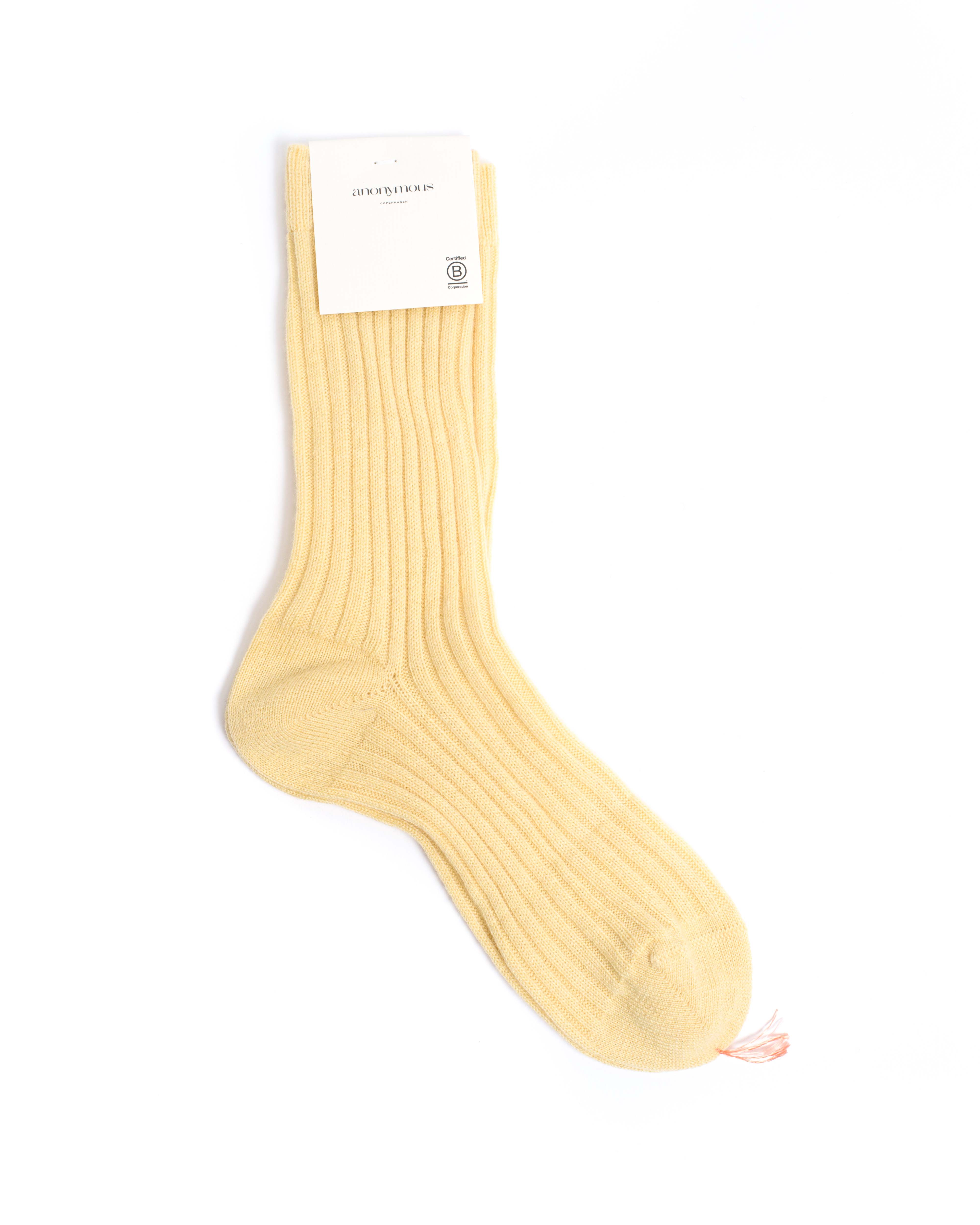 Magdai cashmere socks 100% cashmere (socks) Pineapple ice - Image 4