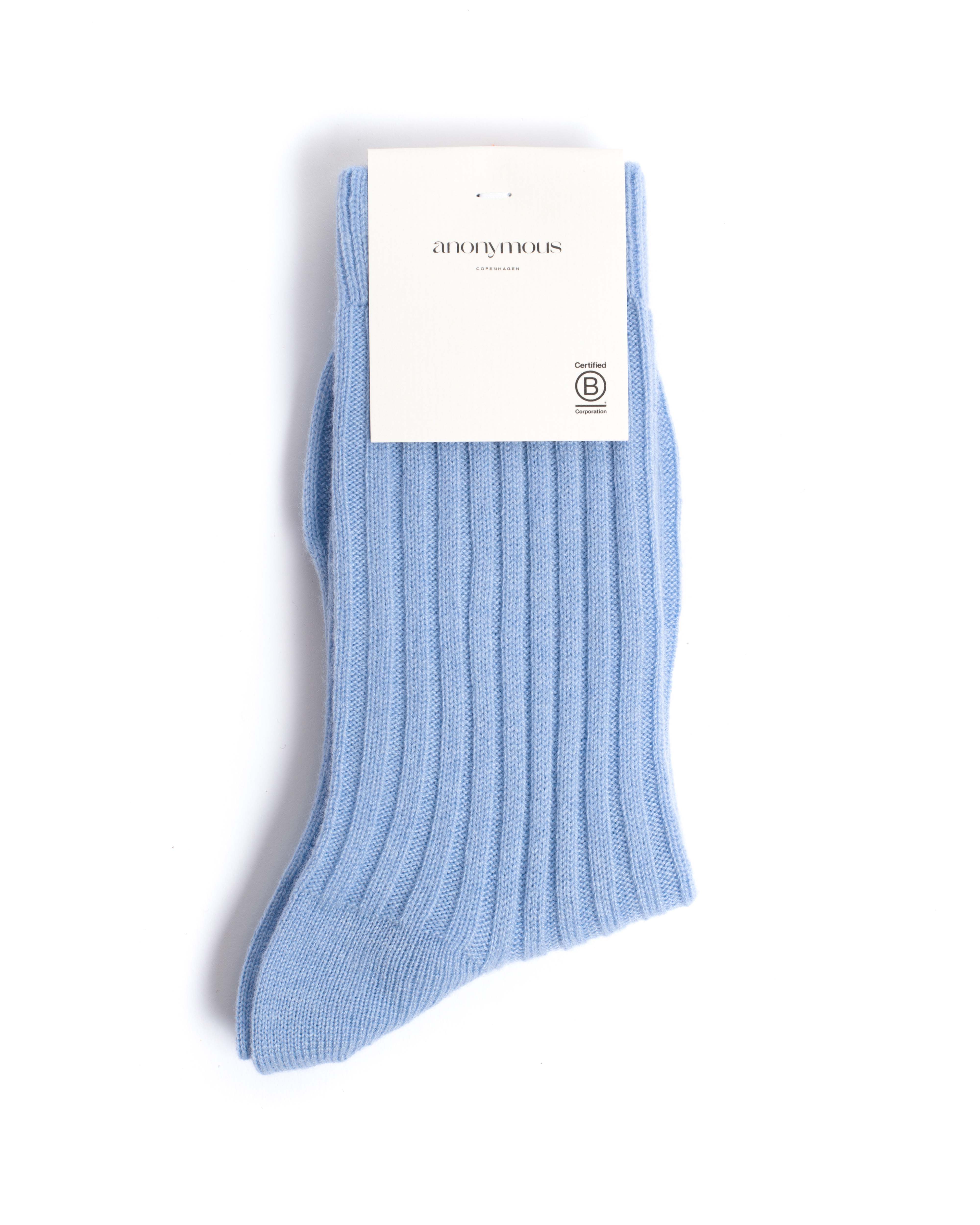 Magdai cashmere socks 100% cashmere (socks) Sky blue - Image 3