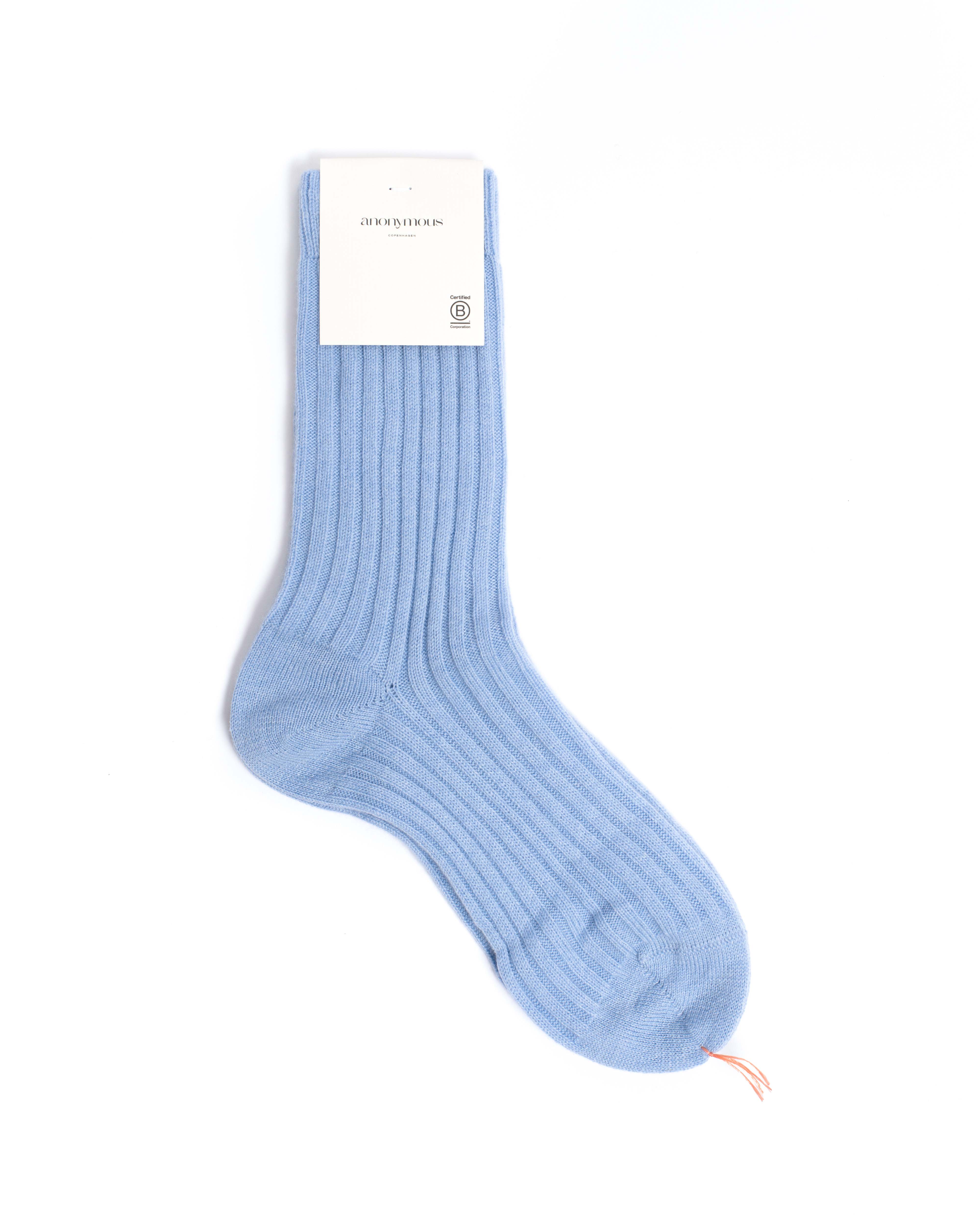 Magdai cashmere socks 100% cashmere (socks) Sky blue - Image 4