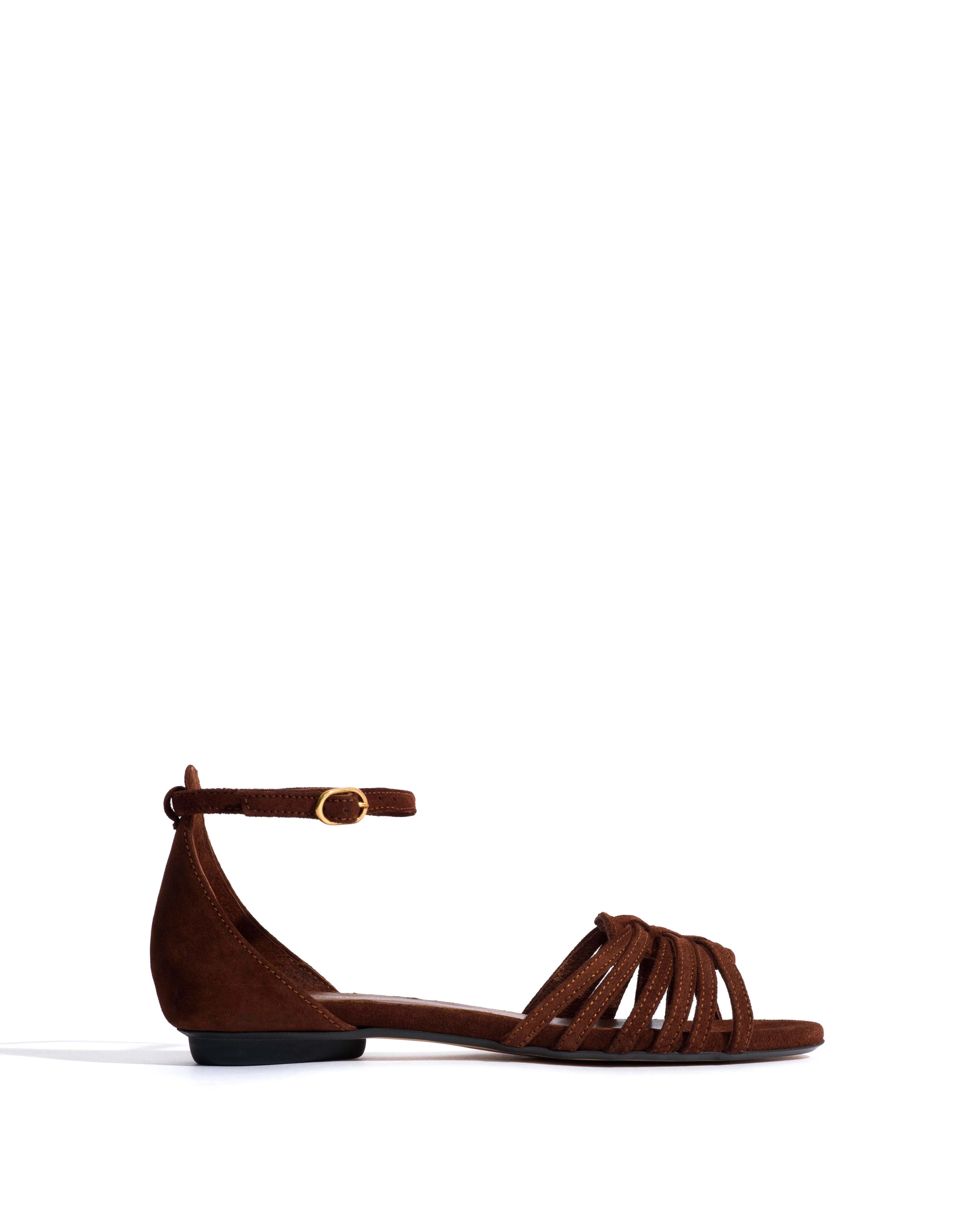 Mareike 10 Calf suede Chocolate