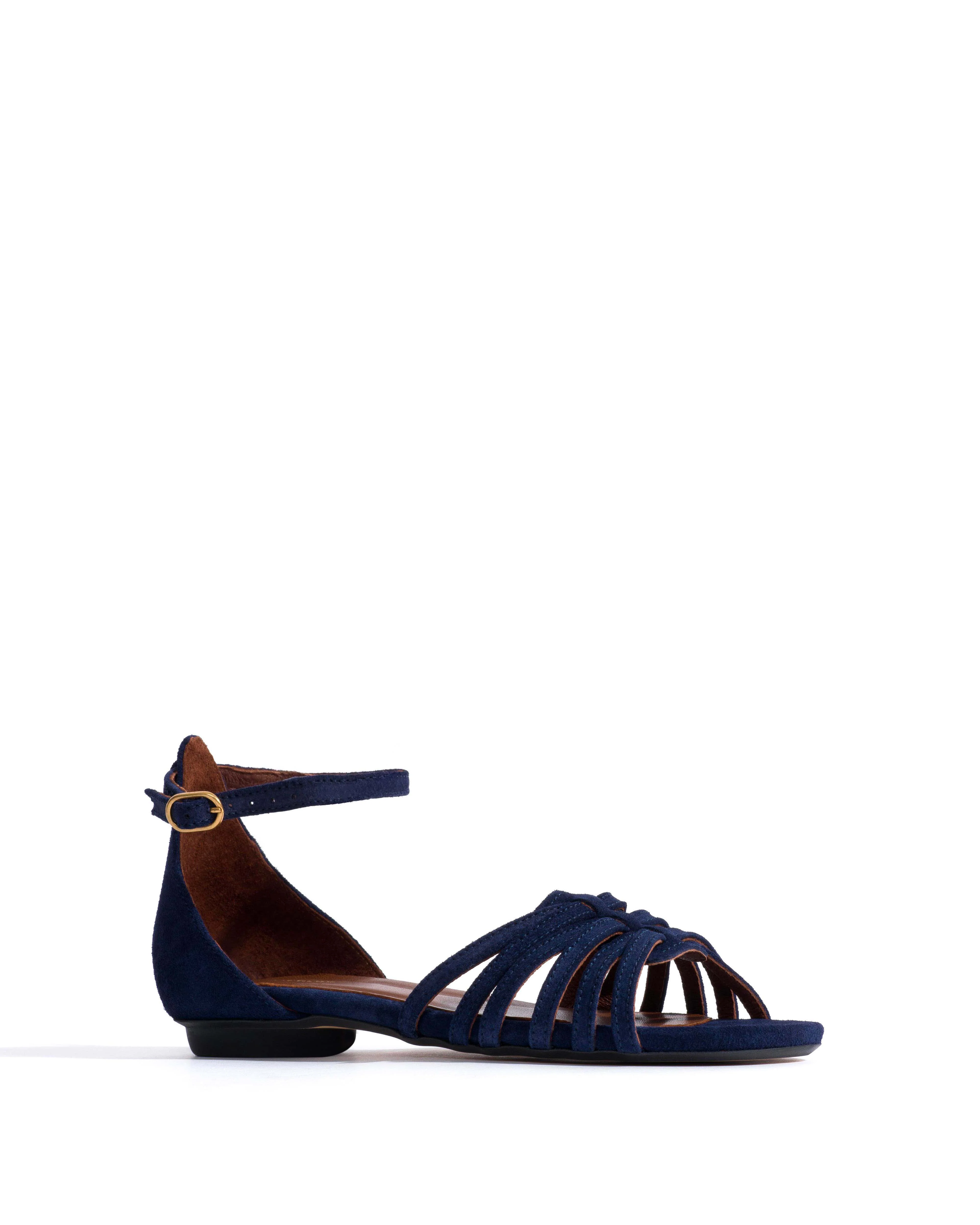Mareike 10 Calf suede Ink blue - Image 2