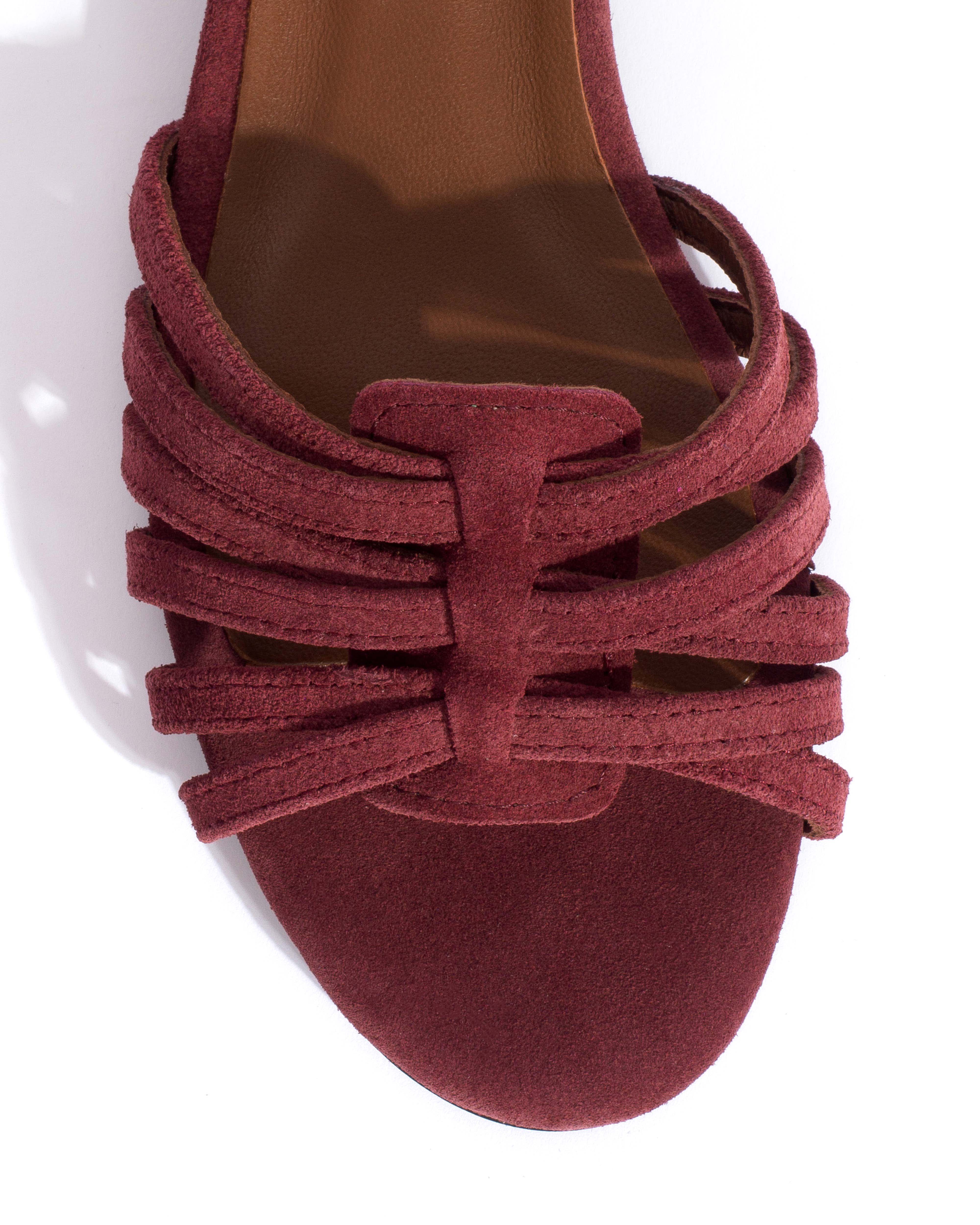 Mareike 10 Calf suede Pomegranate - Image 5