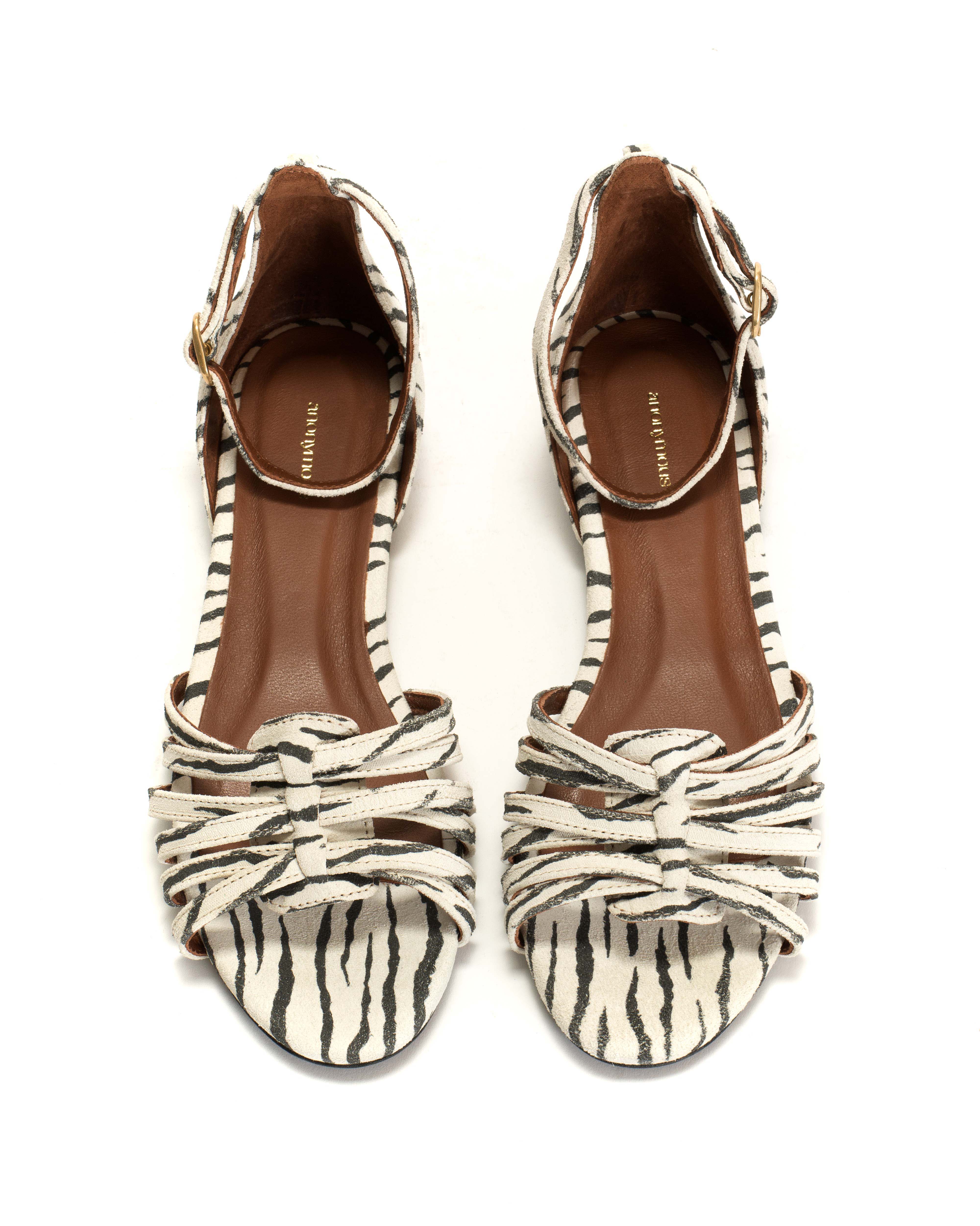 Mareike 10 Calf suede print Zebra - Image 3
