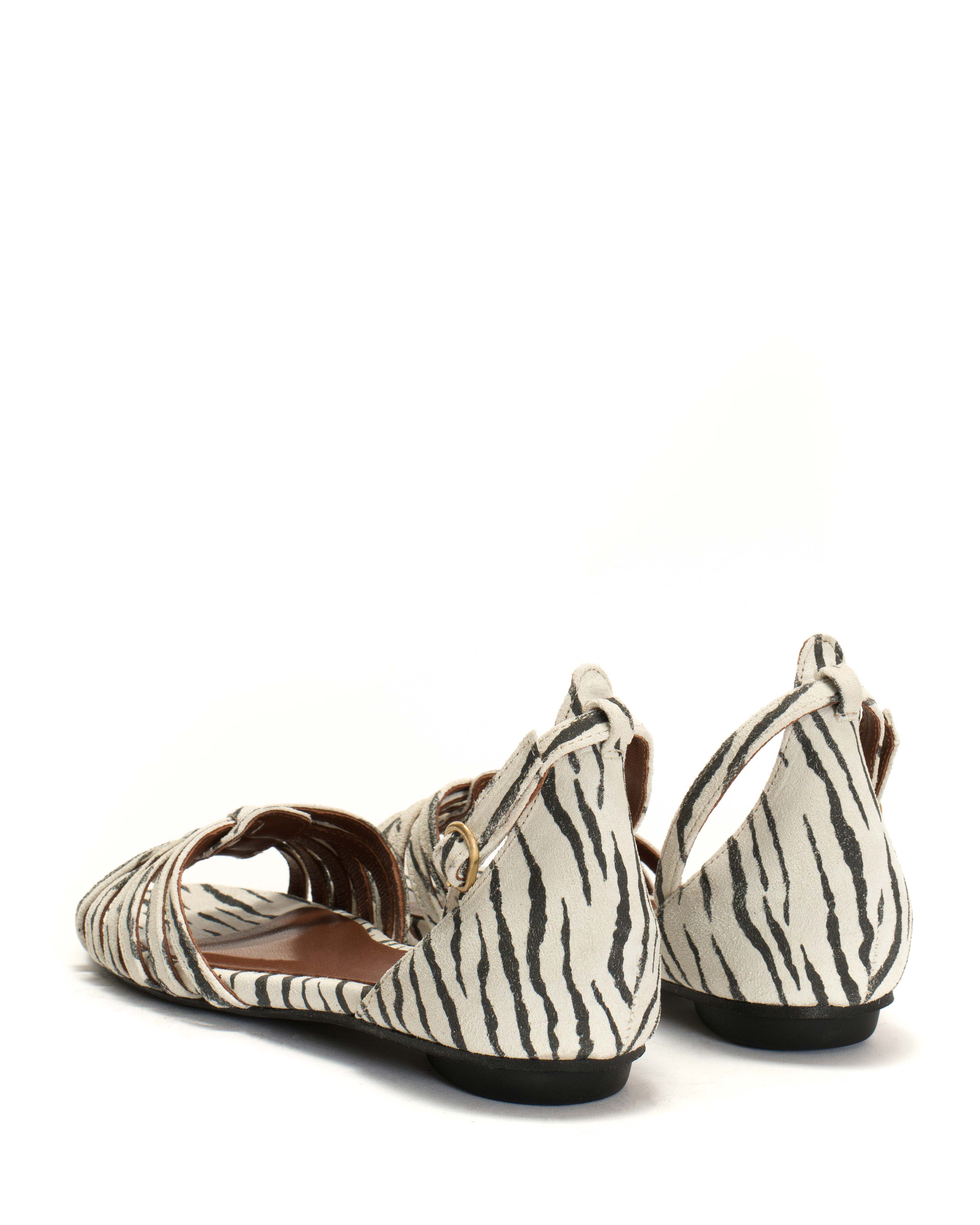 Mareike 10 Calf suede print Zebra - Image 4