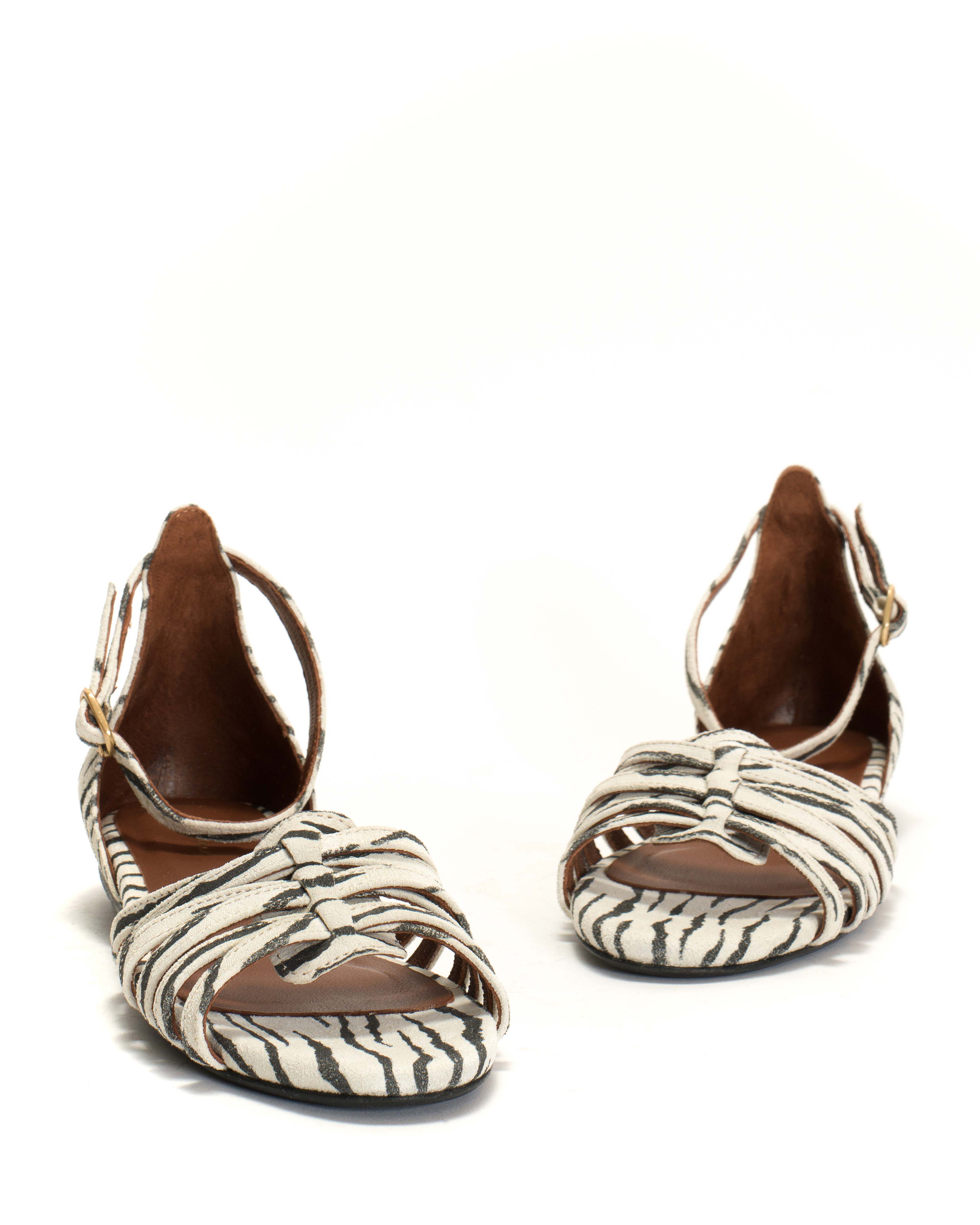 Mareike 10 Calf suede print Zebra - Image 5