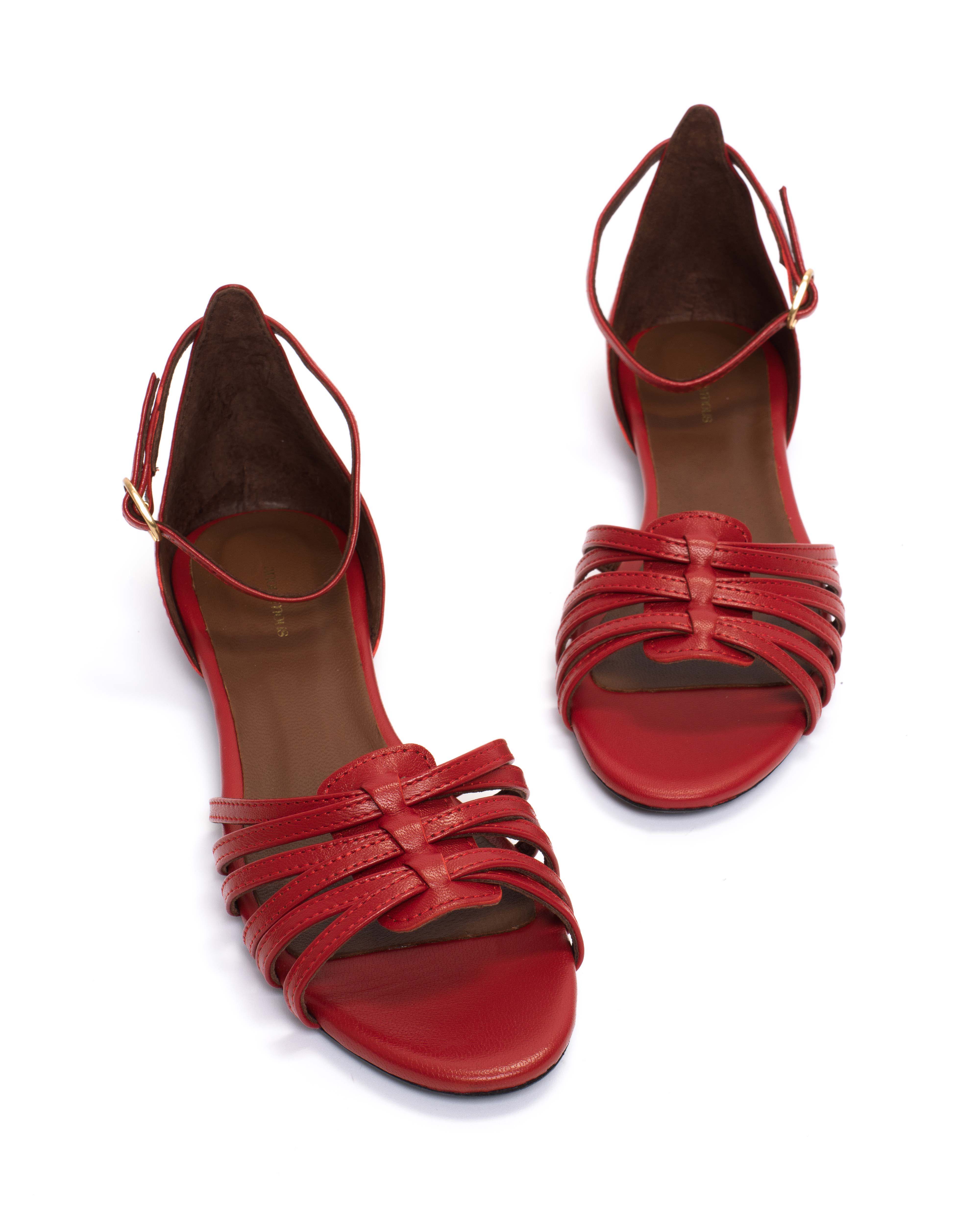 Mareike 10 Shiny lamb Ruby red - Image 5