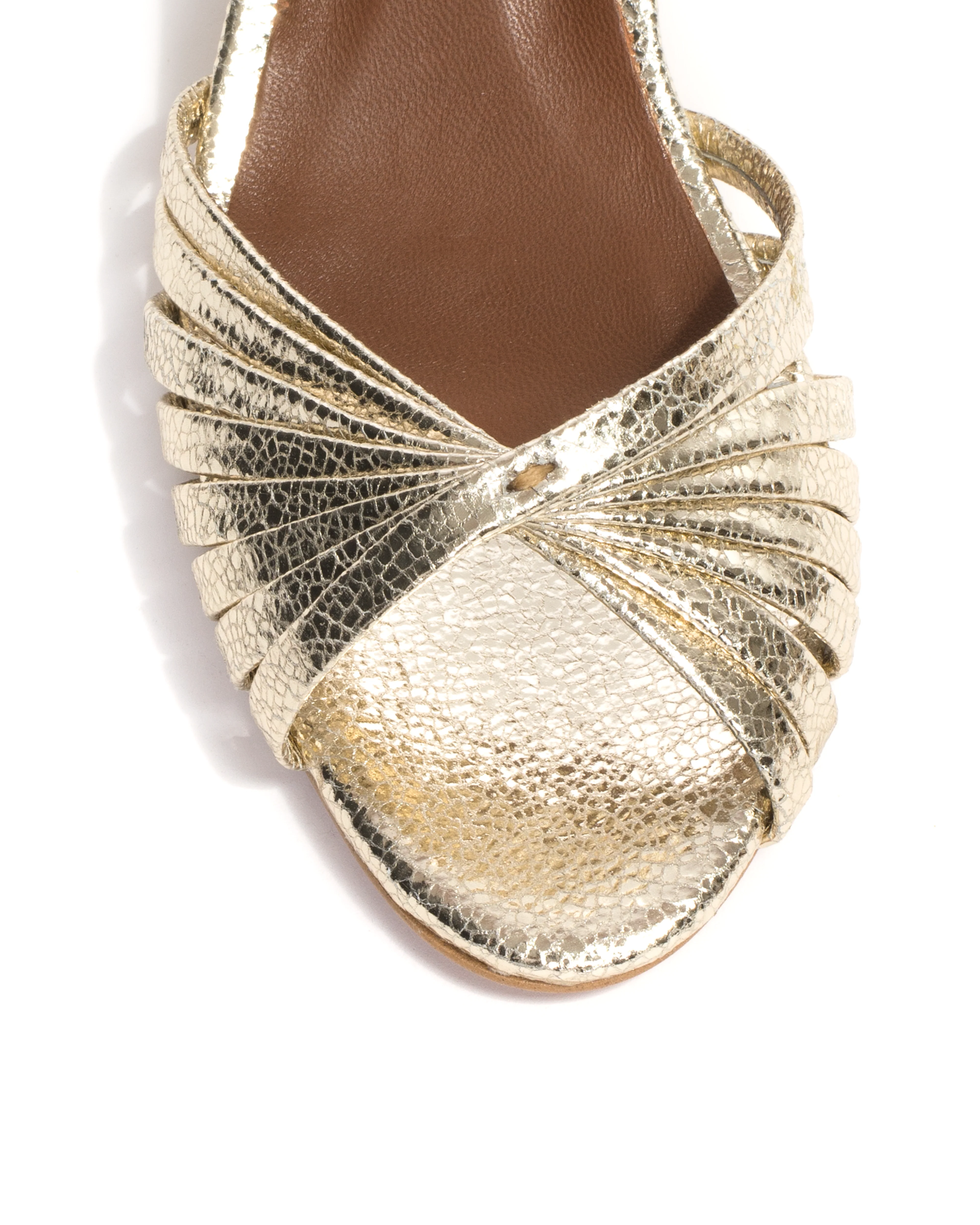 Margriet Crackled metallic goat Champagne - Image 5