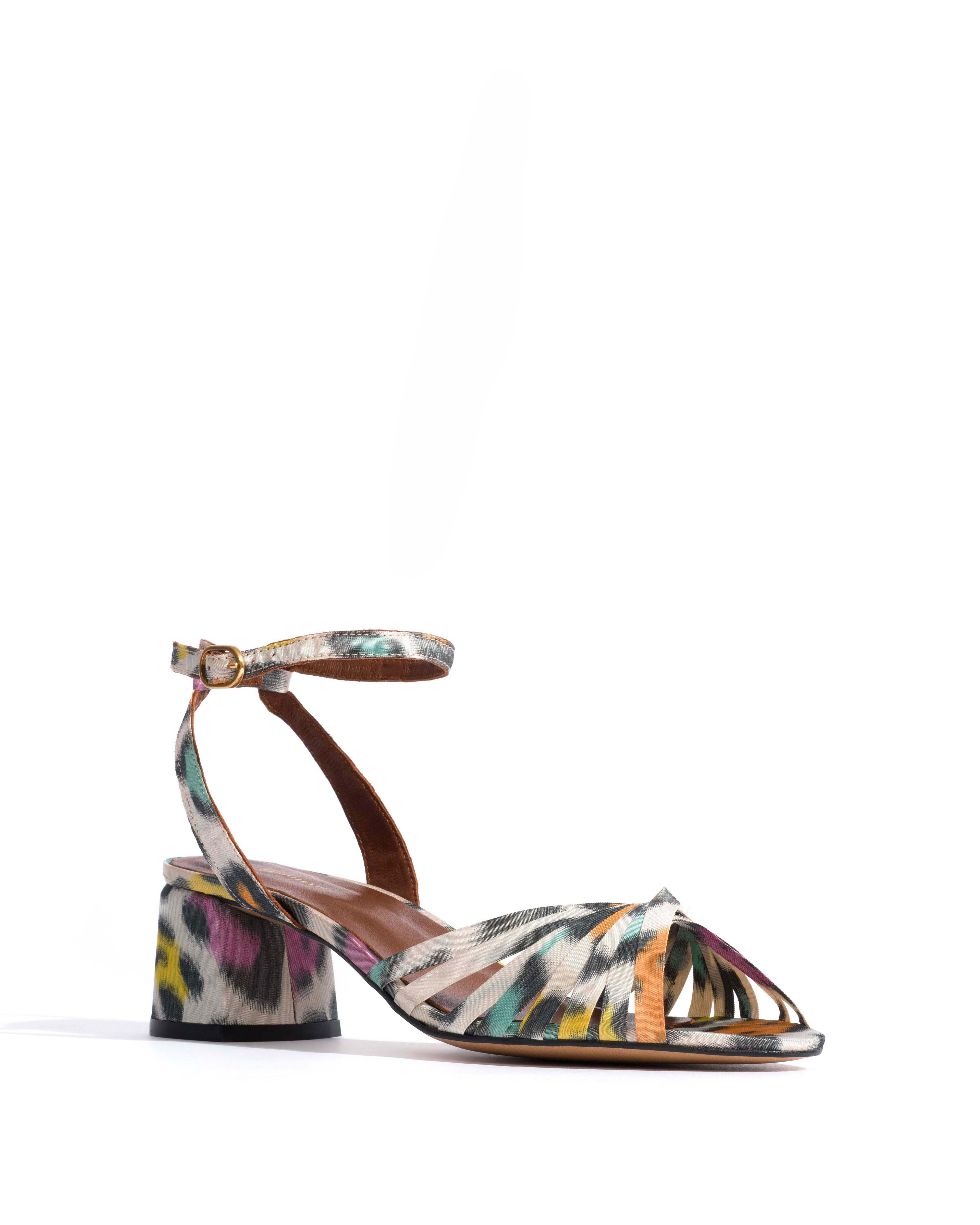 Margriet Satin print Multicolor leopard - Image 2