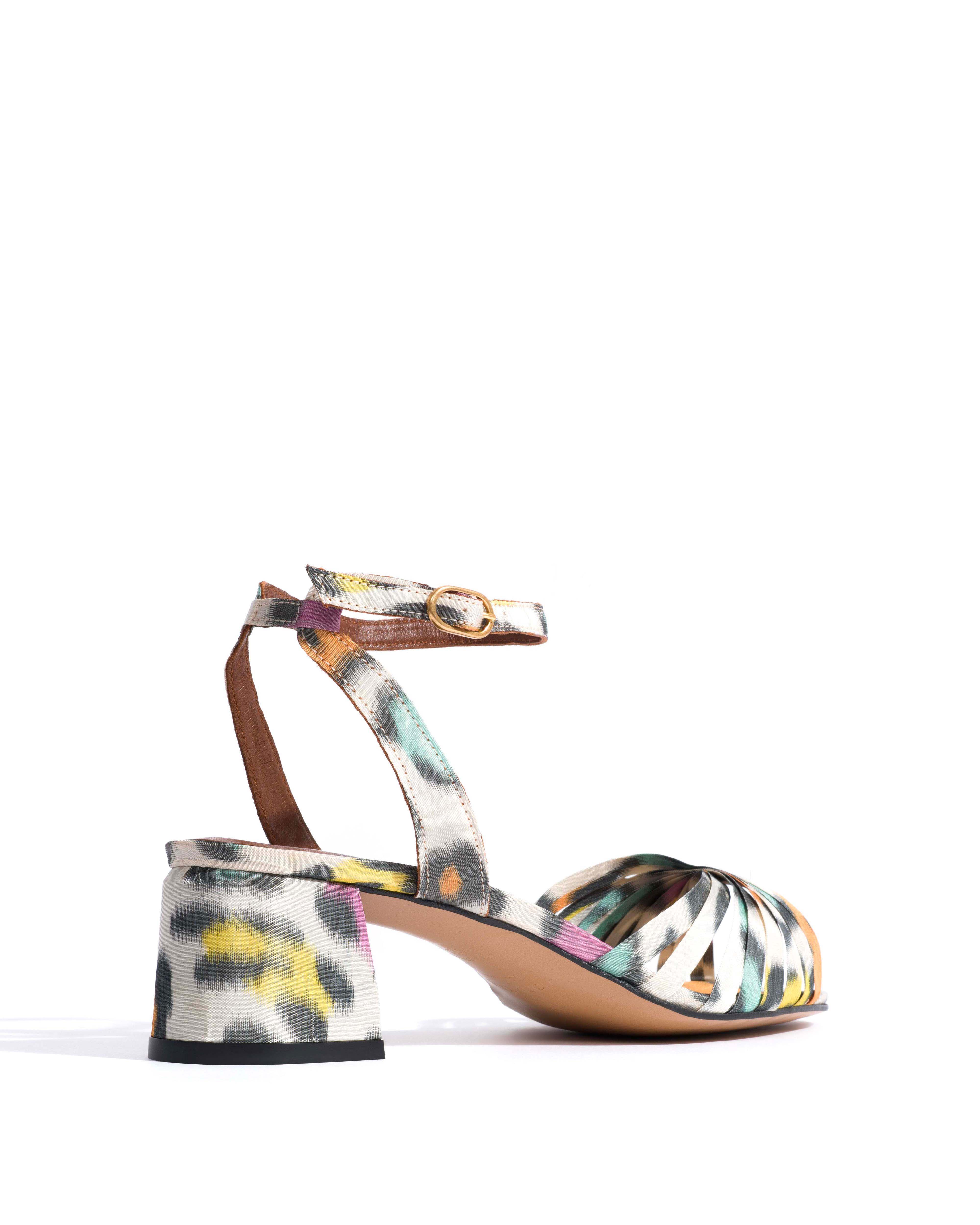 Margriet Satin print Multicolor leopard - Image 3