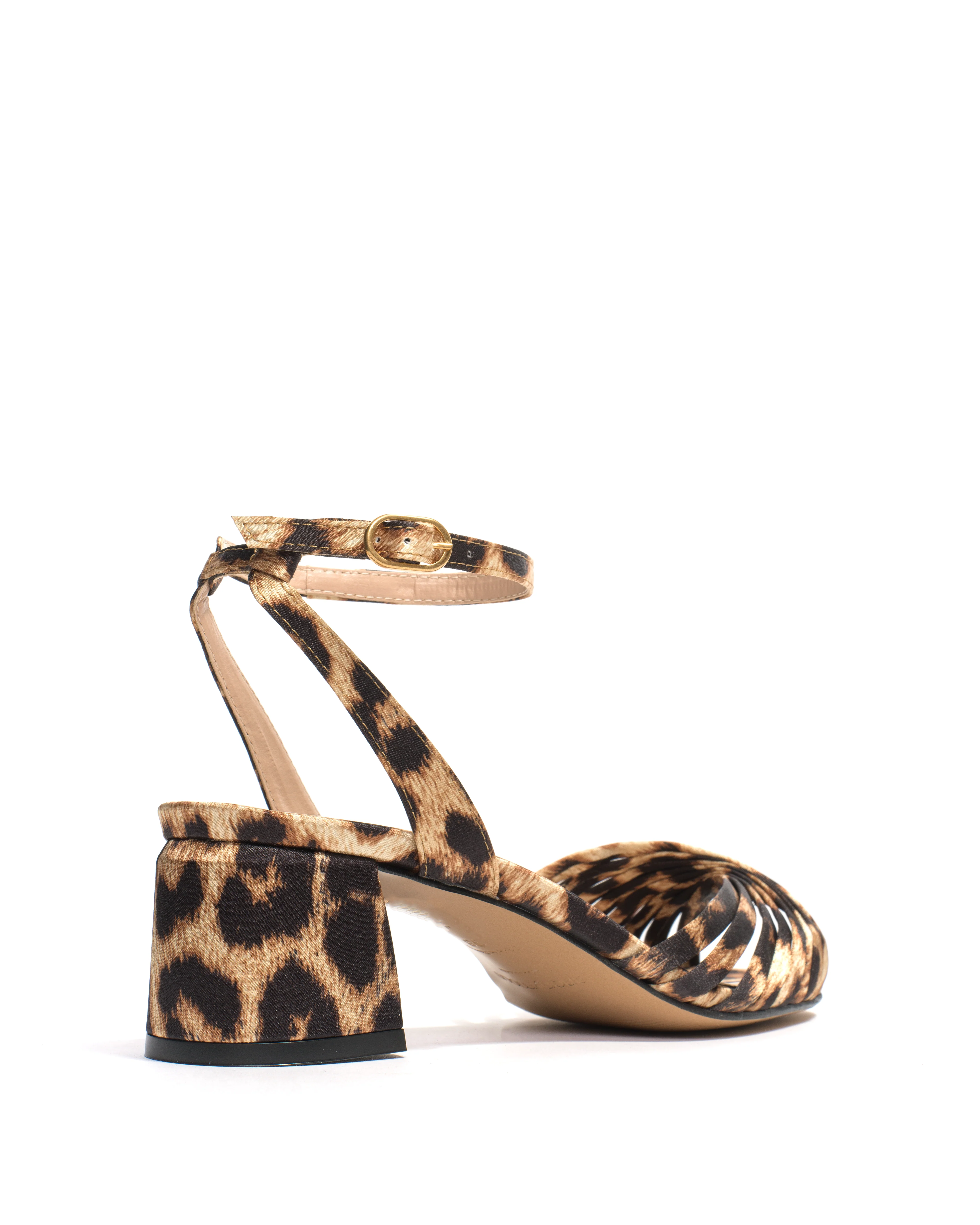 Margriet Satin print vegan Leopard - Image 4