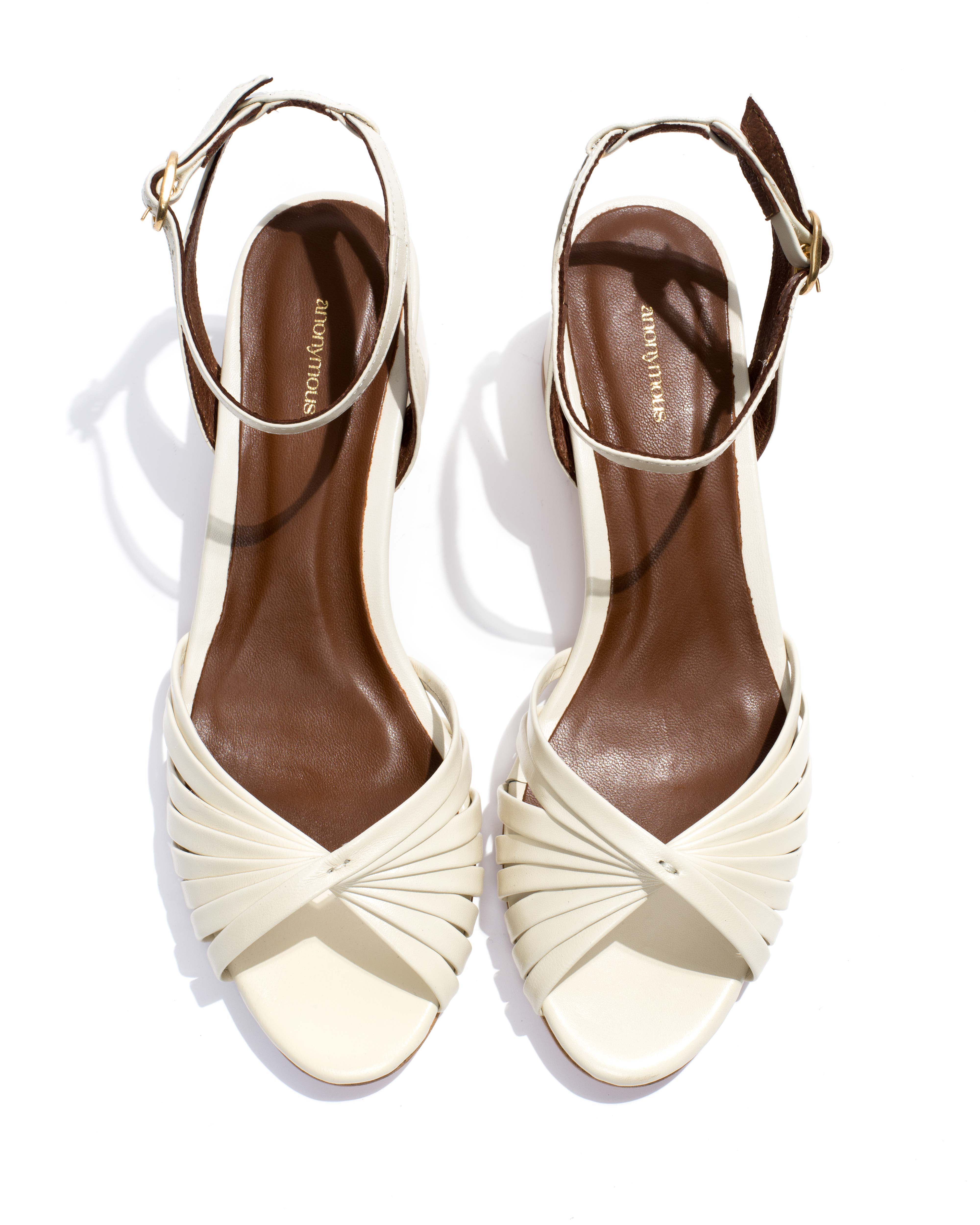 Margriet Shiny lamb White sand - Image 3