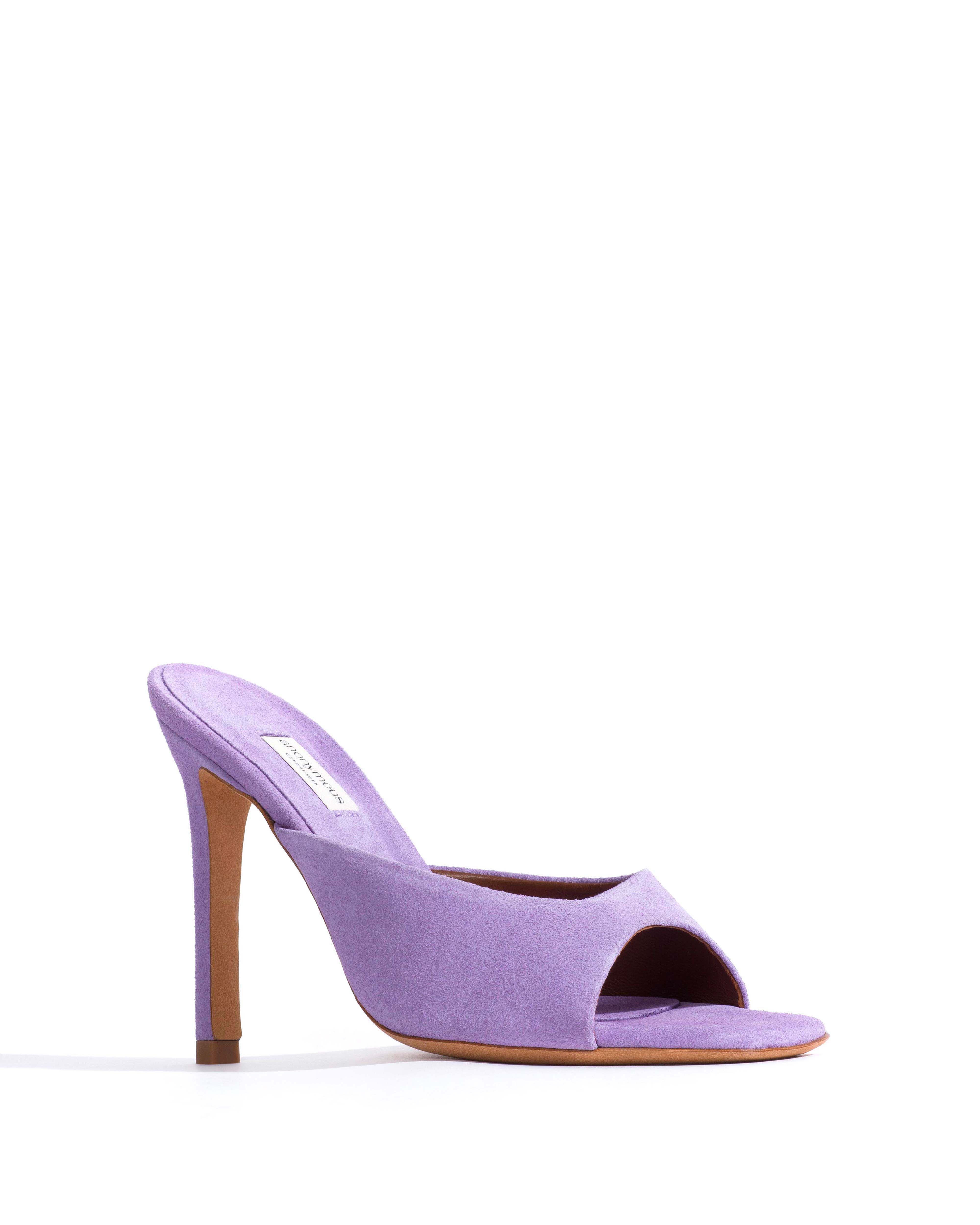 Mazy 100 Calf suede Lavender ice - Image 2