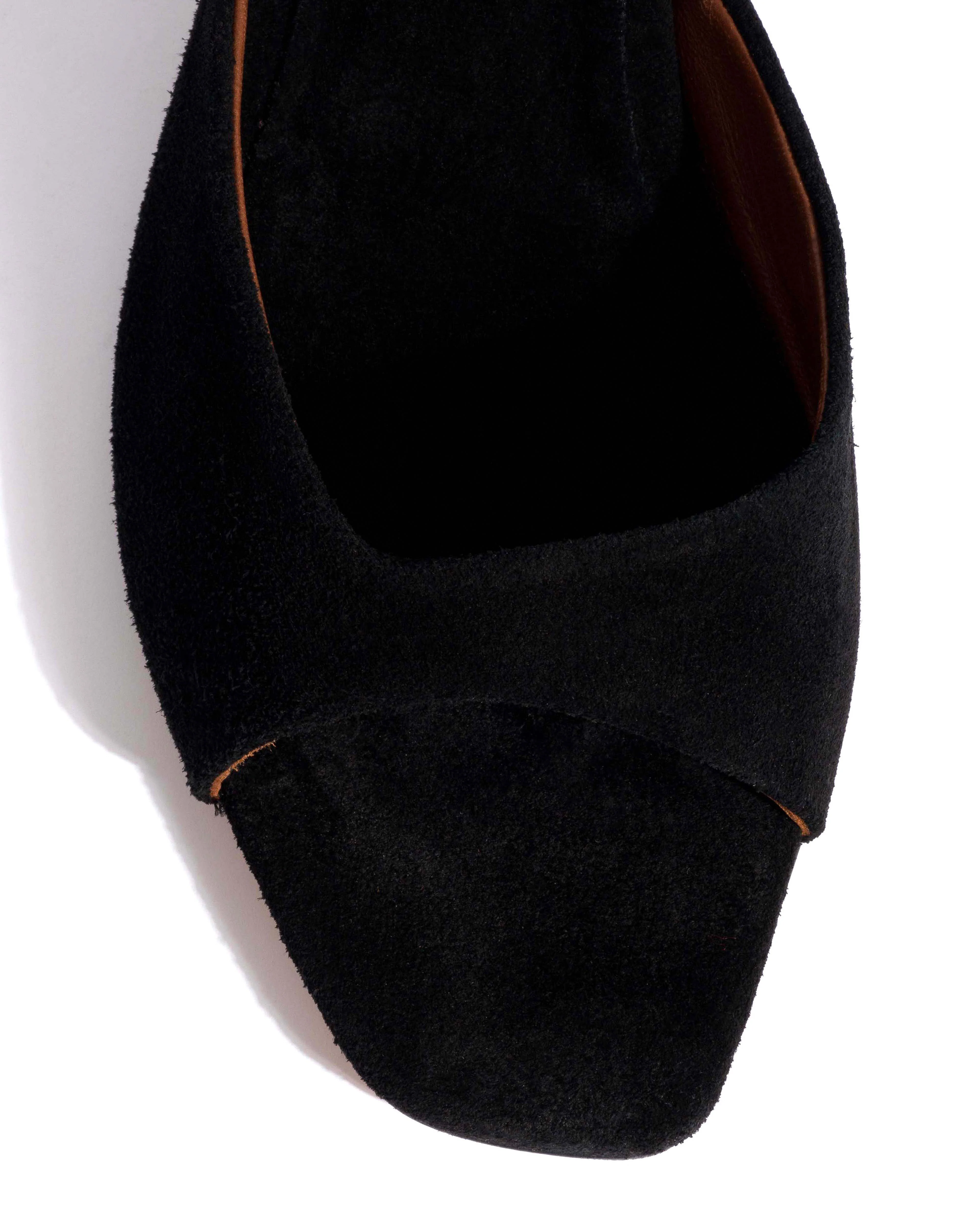 Mazy 55 Calf suede Black - Image 5