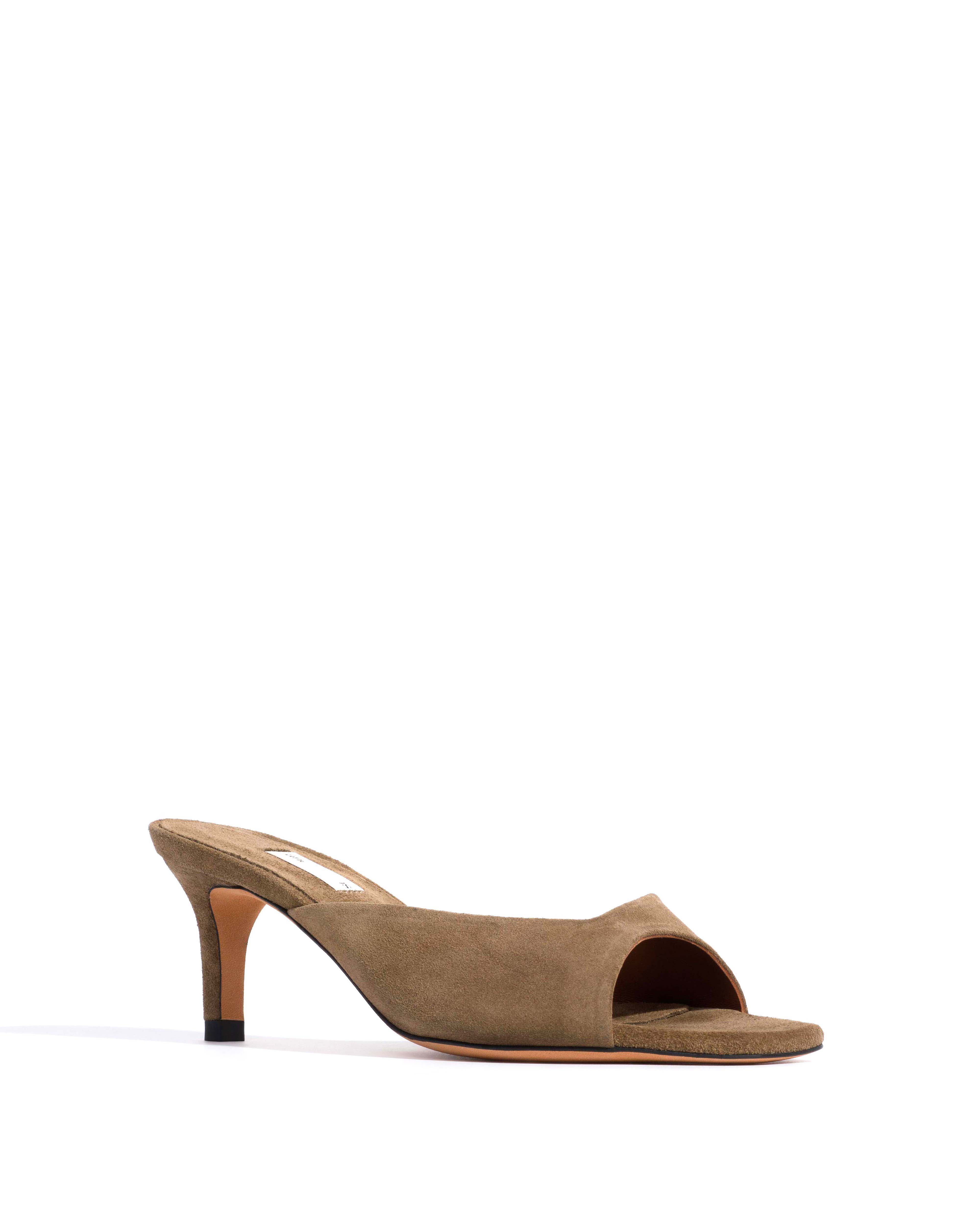 Mazy 55 Calf suede Dried olive - Image 2