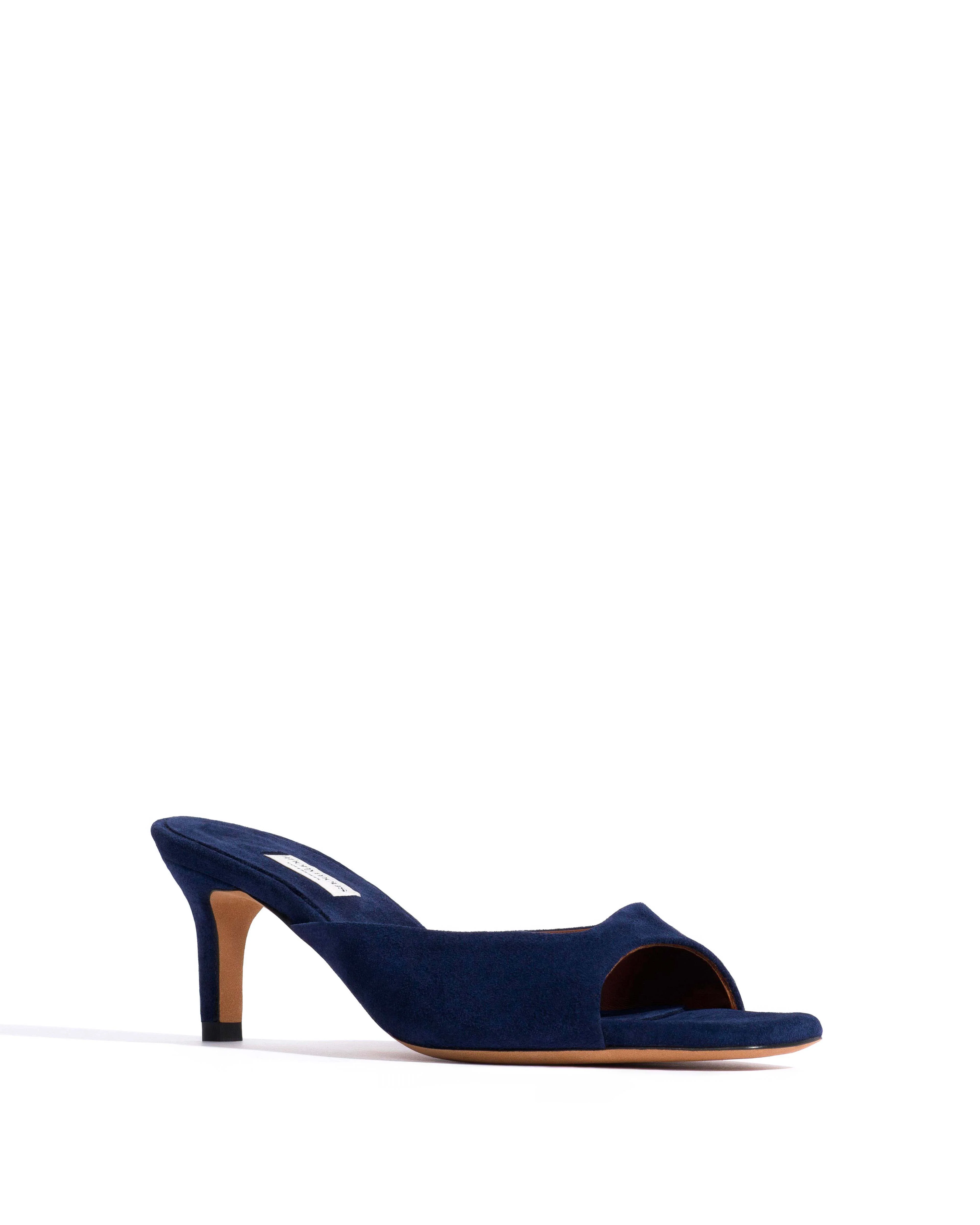 Mazy 55 Calf suede Ink blue - Image 2