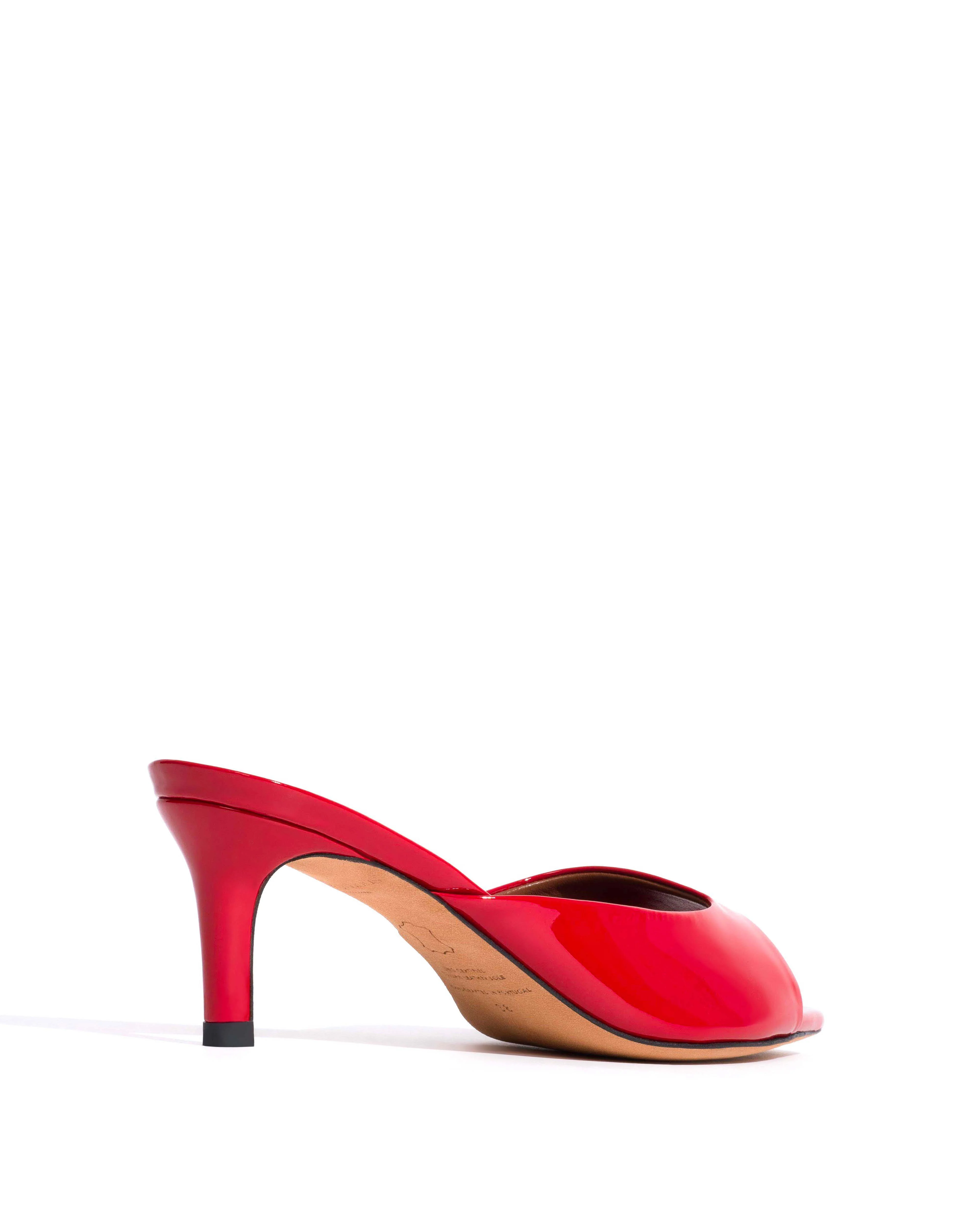 Mazy 55 Polished soft calf Ruby red - Image 3