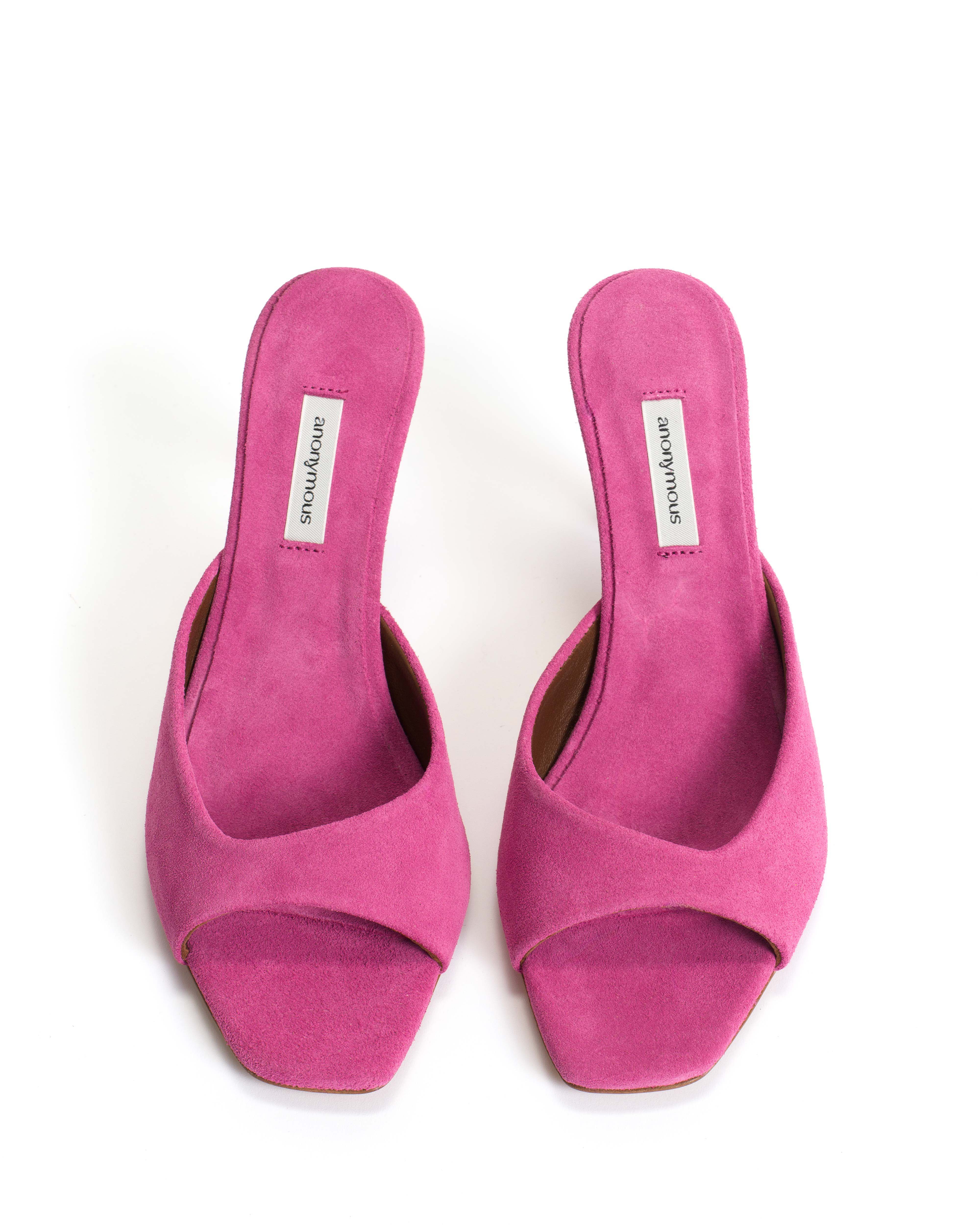 Mazy 75 Calf suede Raspberry sorbet - Image 4