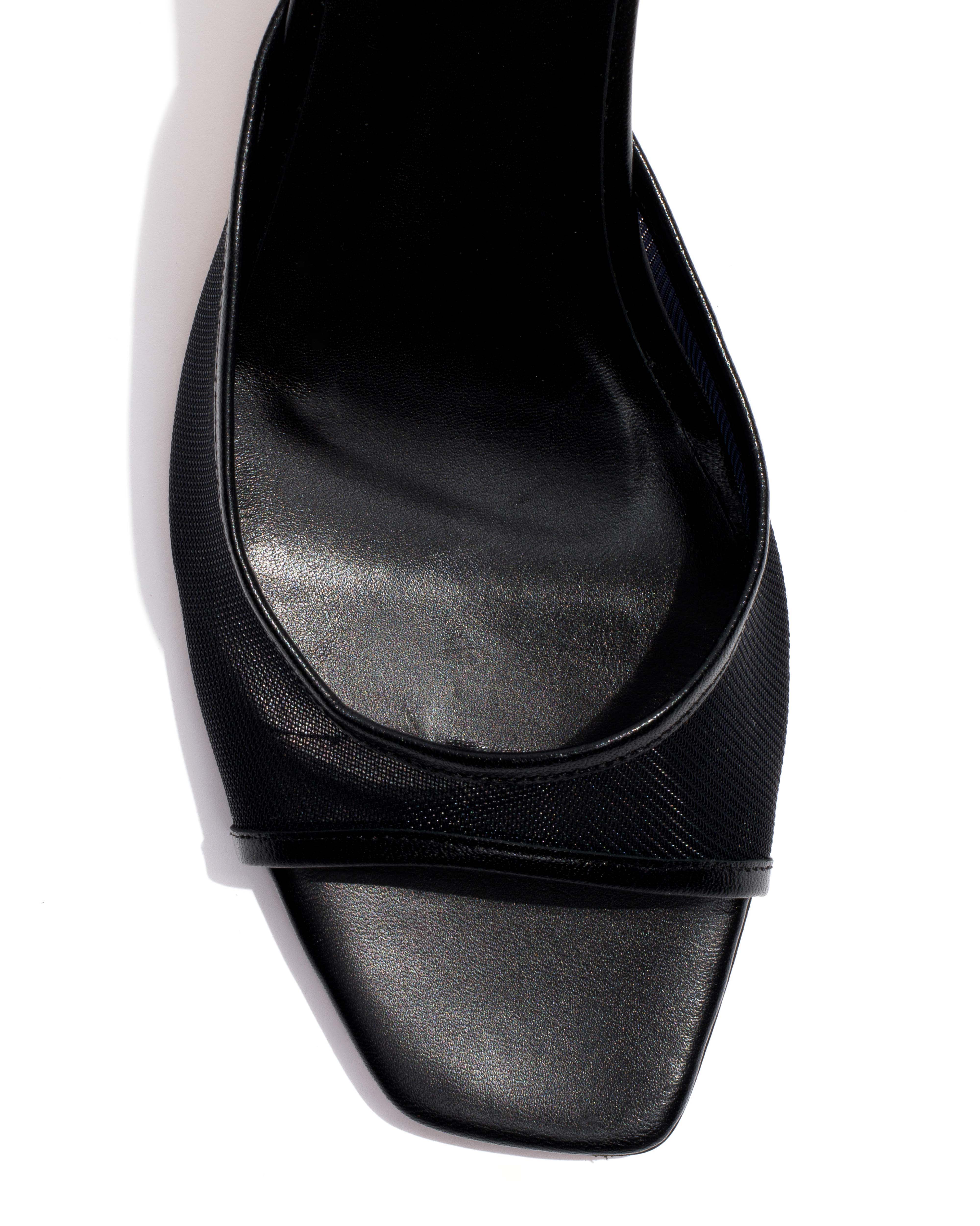 Mazy 75 mesh Shiny lamb & mesh Black - Image 6
