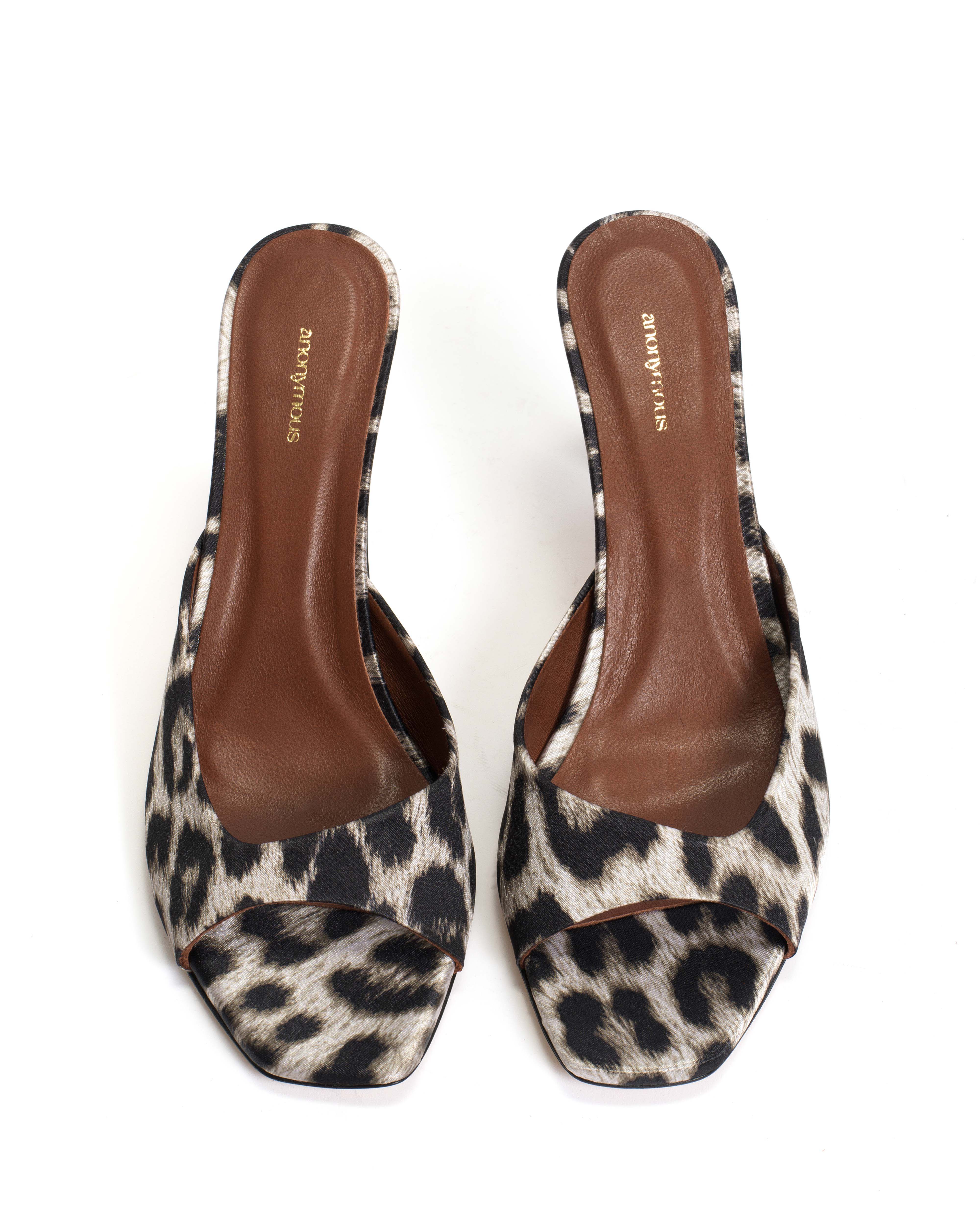 Mazy 75 Satin print Snow leopard - Image 4