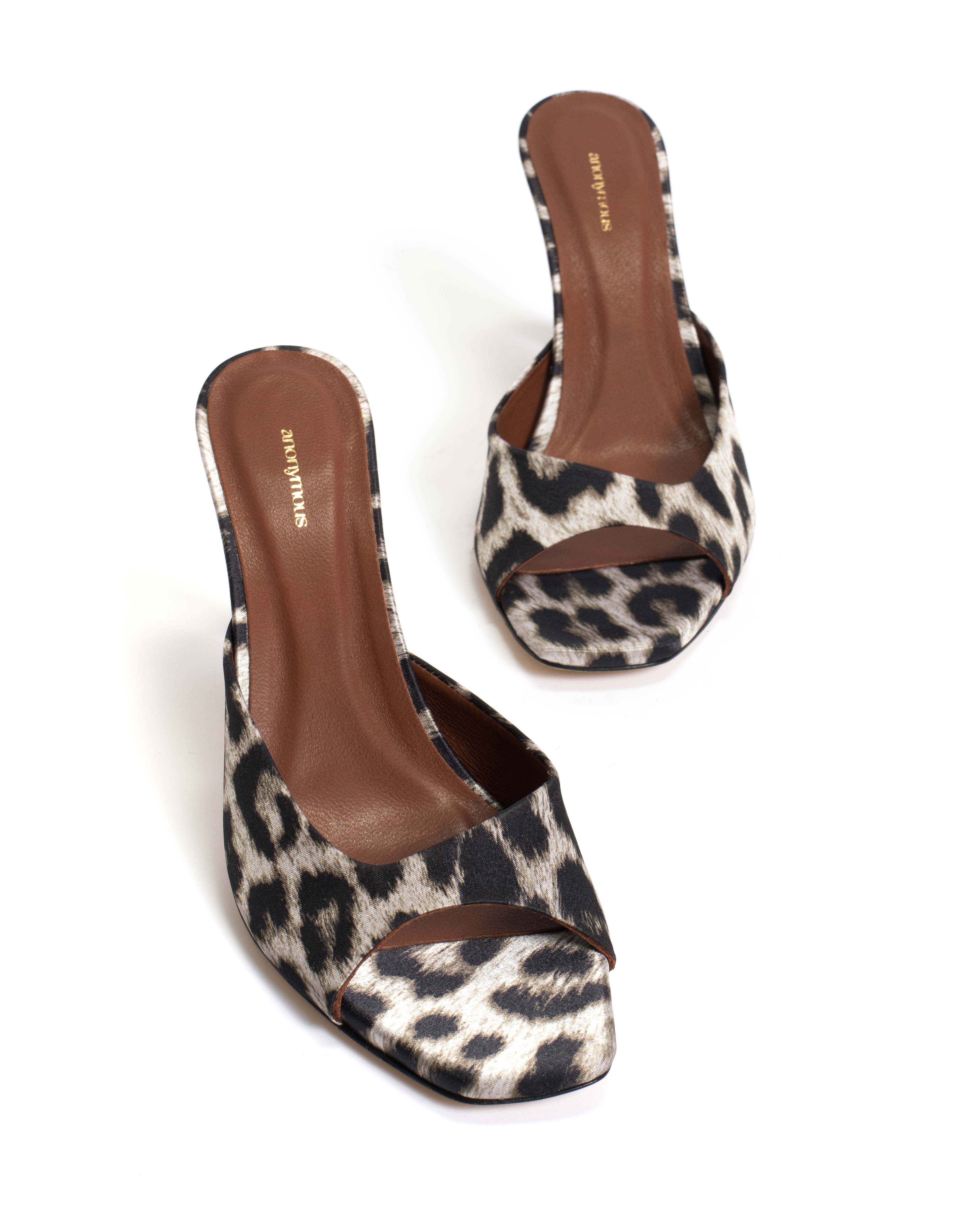 Mazy 75 Satin print Snow leopard - Image 6