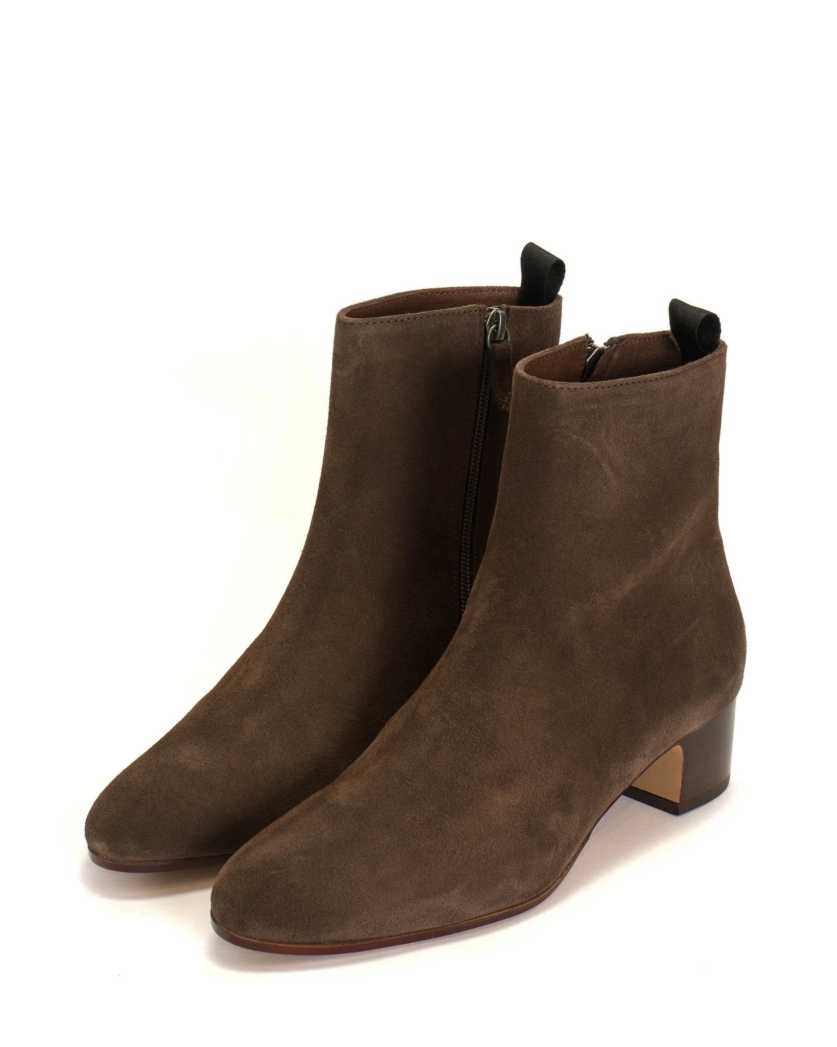 Mina Calf suede Coffee brown - Image 2