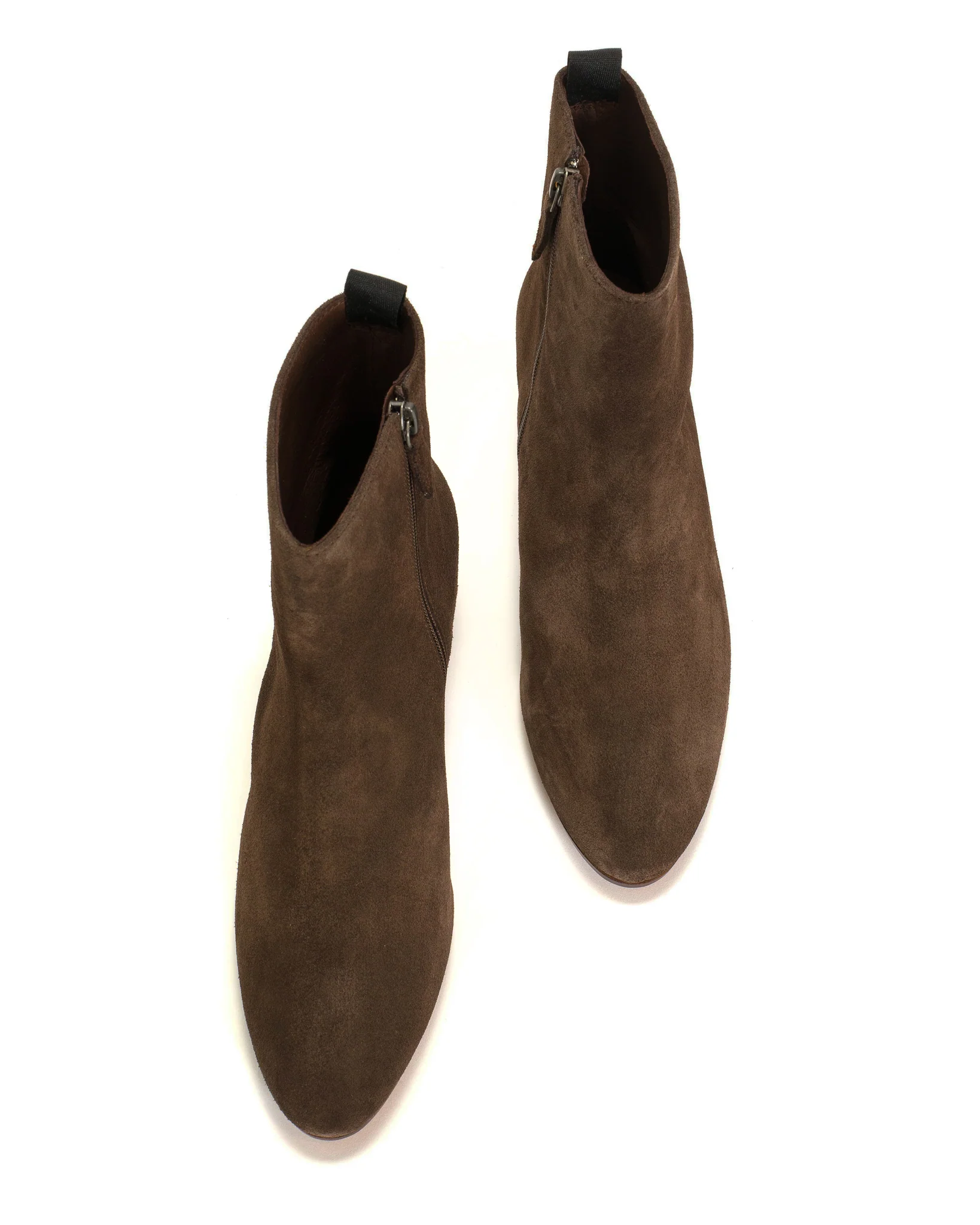 Mina Calf suede Coffee brown - Image 4