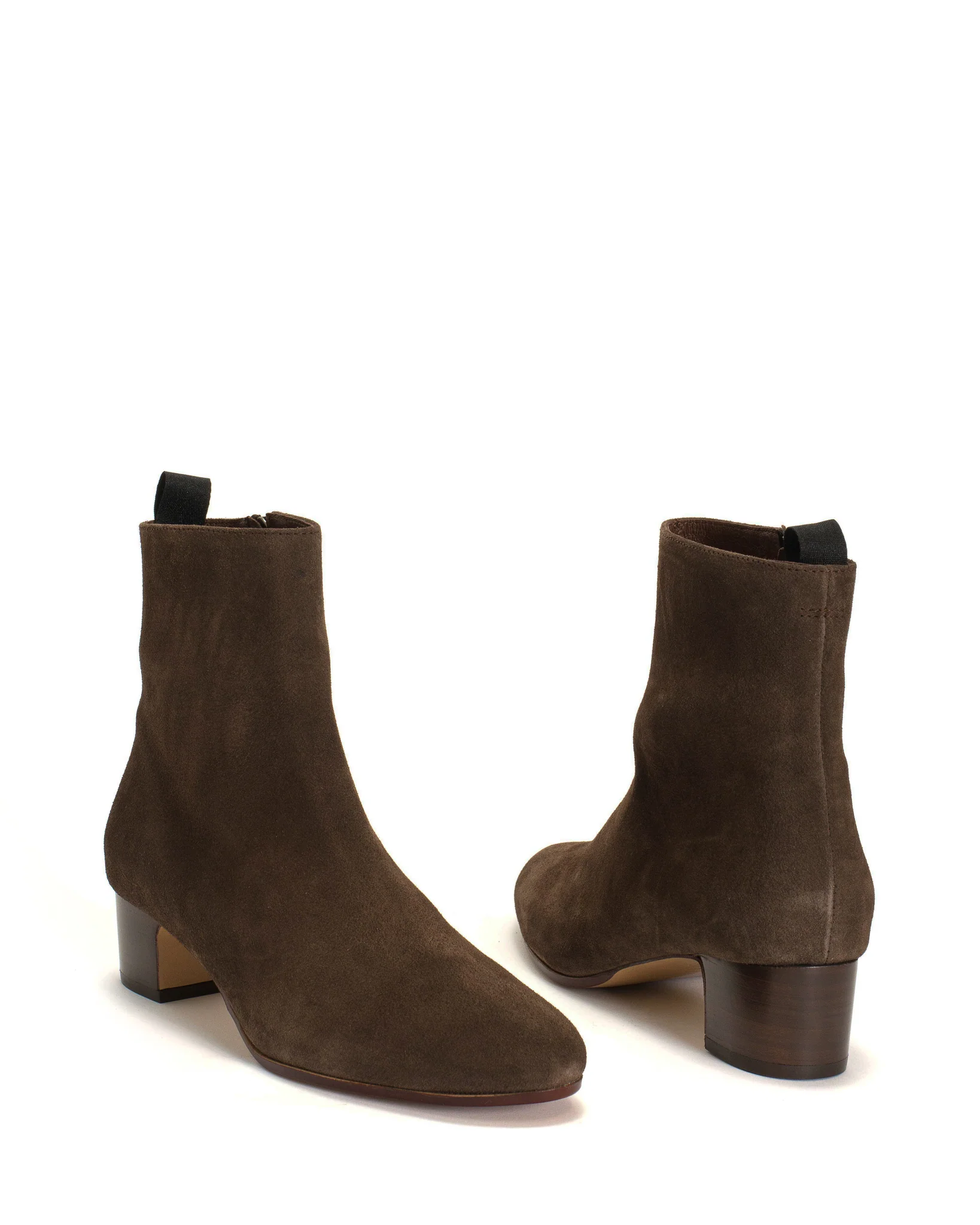 Mina Calf suede Coffee brown - Image 5