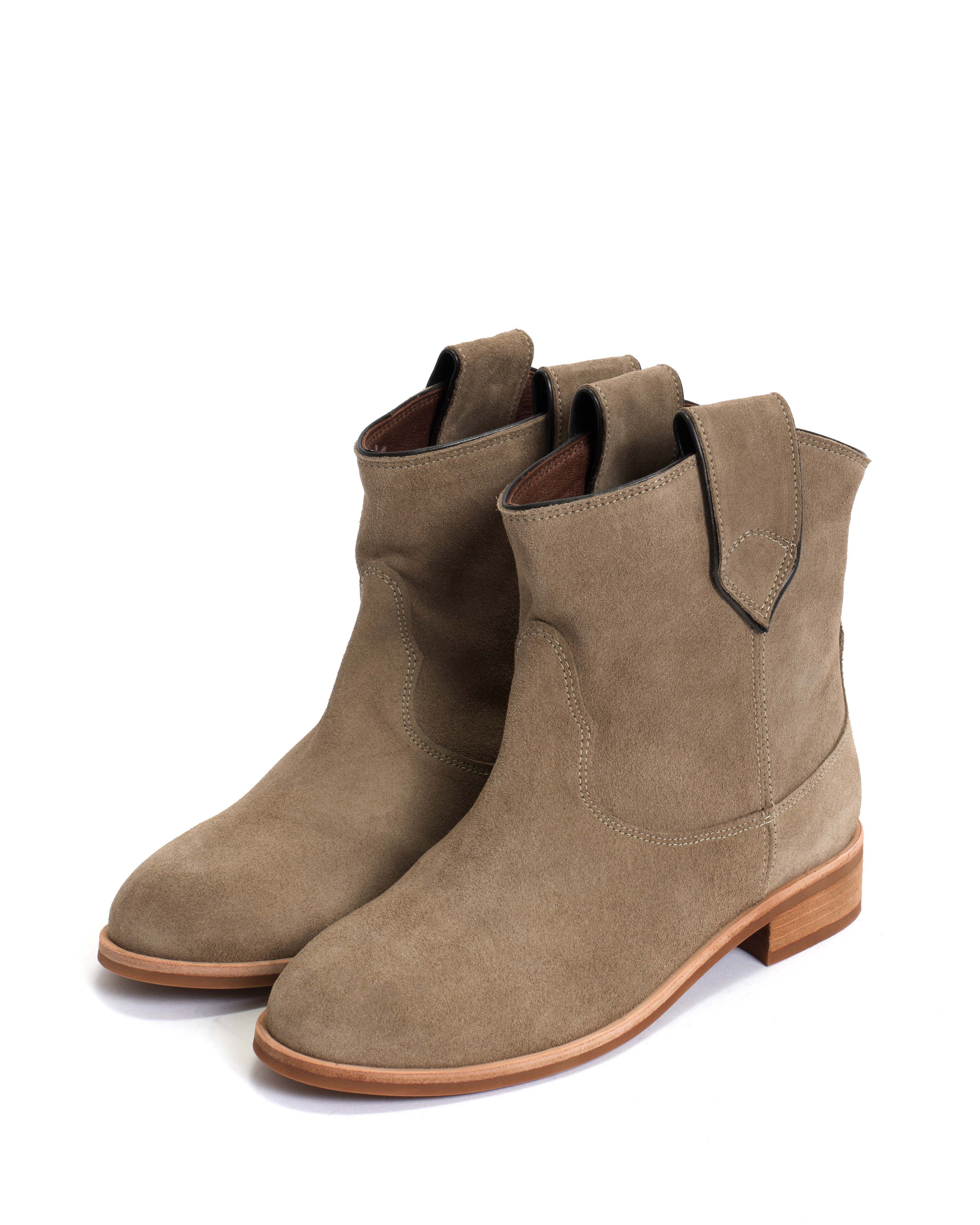Monja Calf suede Mushroom - Image 2