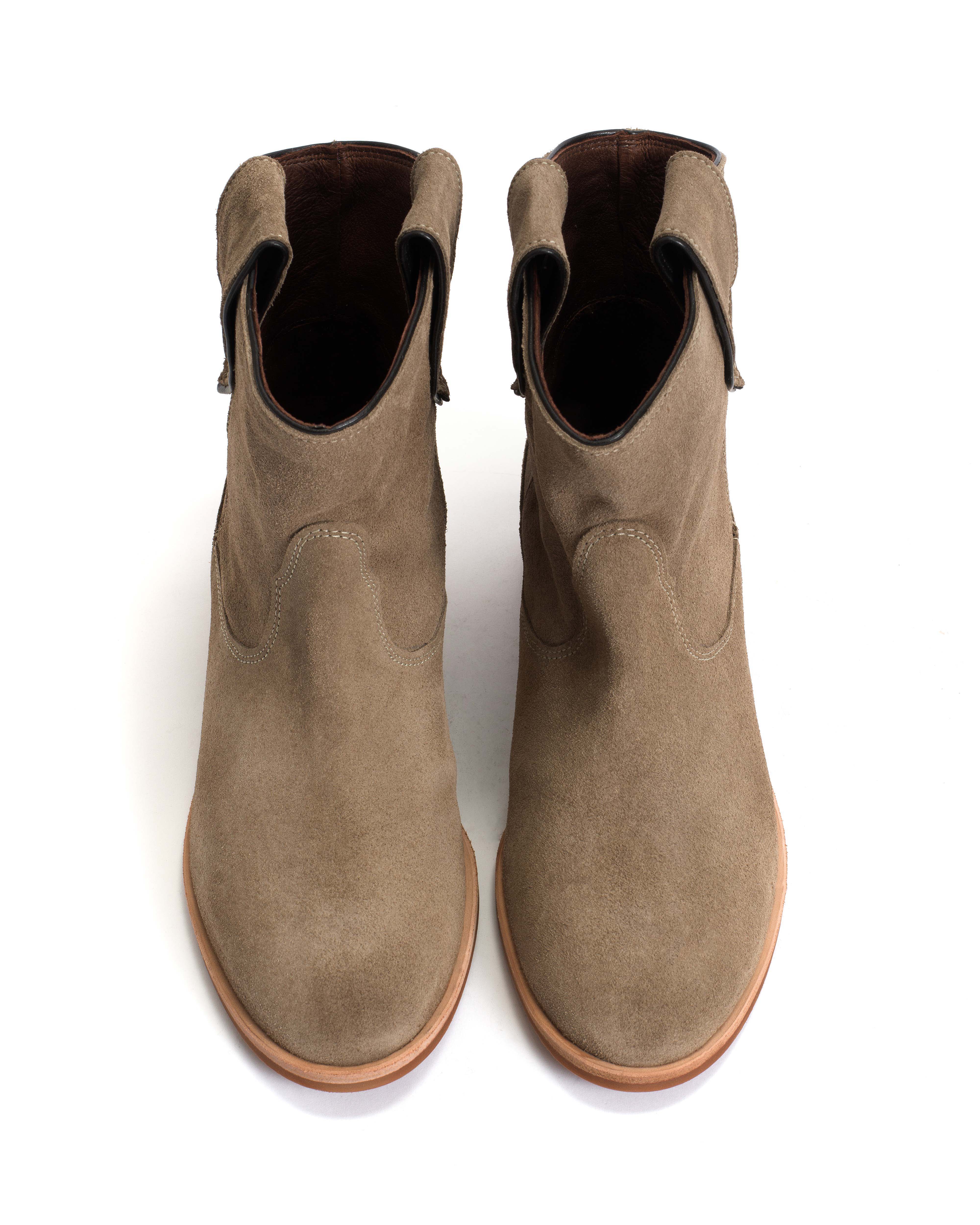 Monja Calf suede Mushroom - Image 3