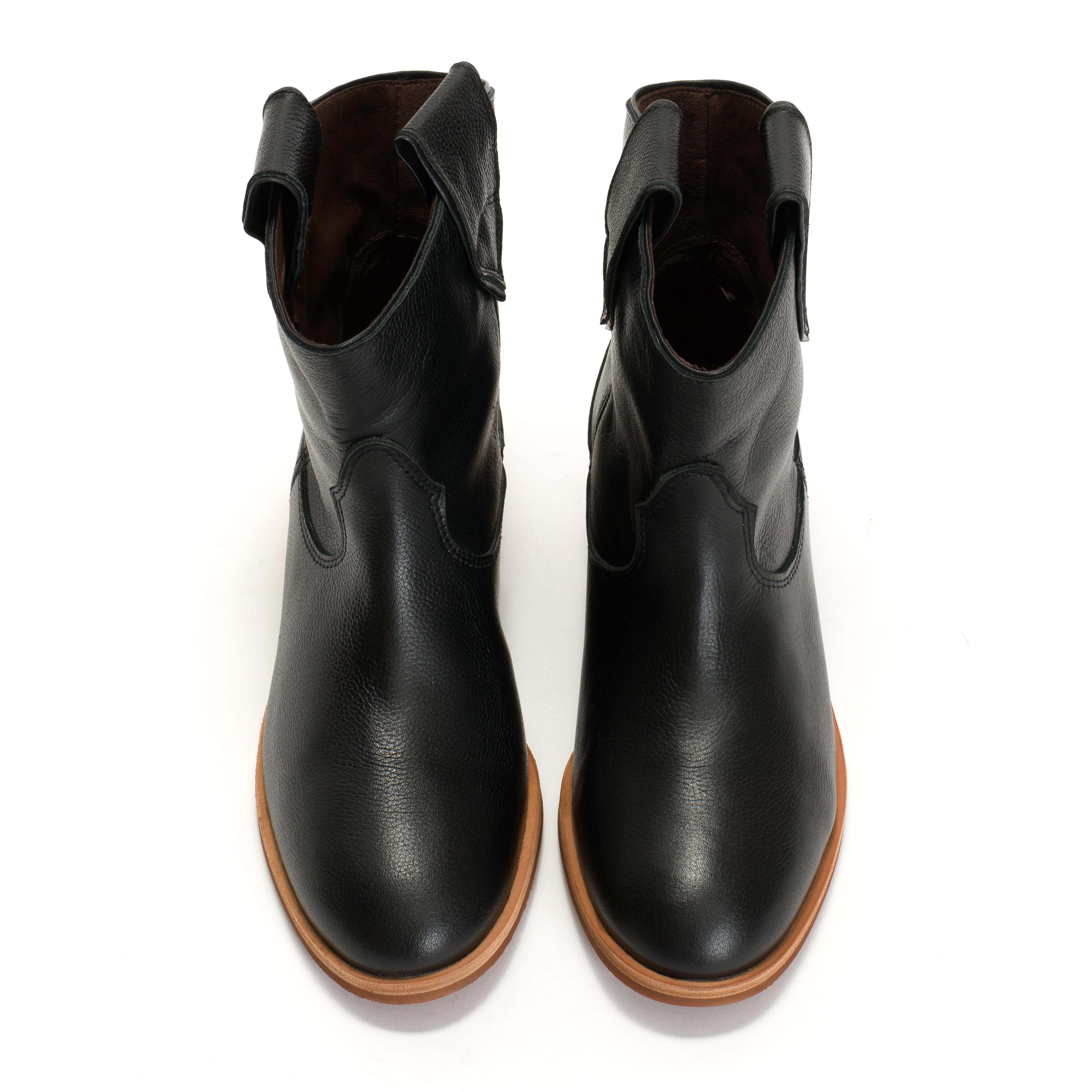 Monja Pebbled soft calf Black - Image 4