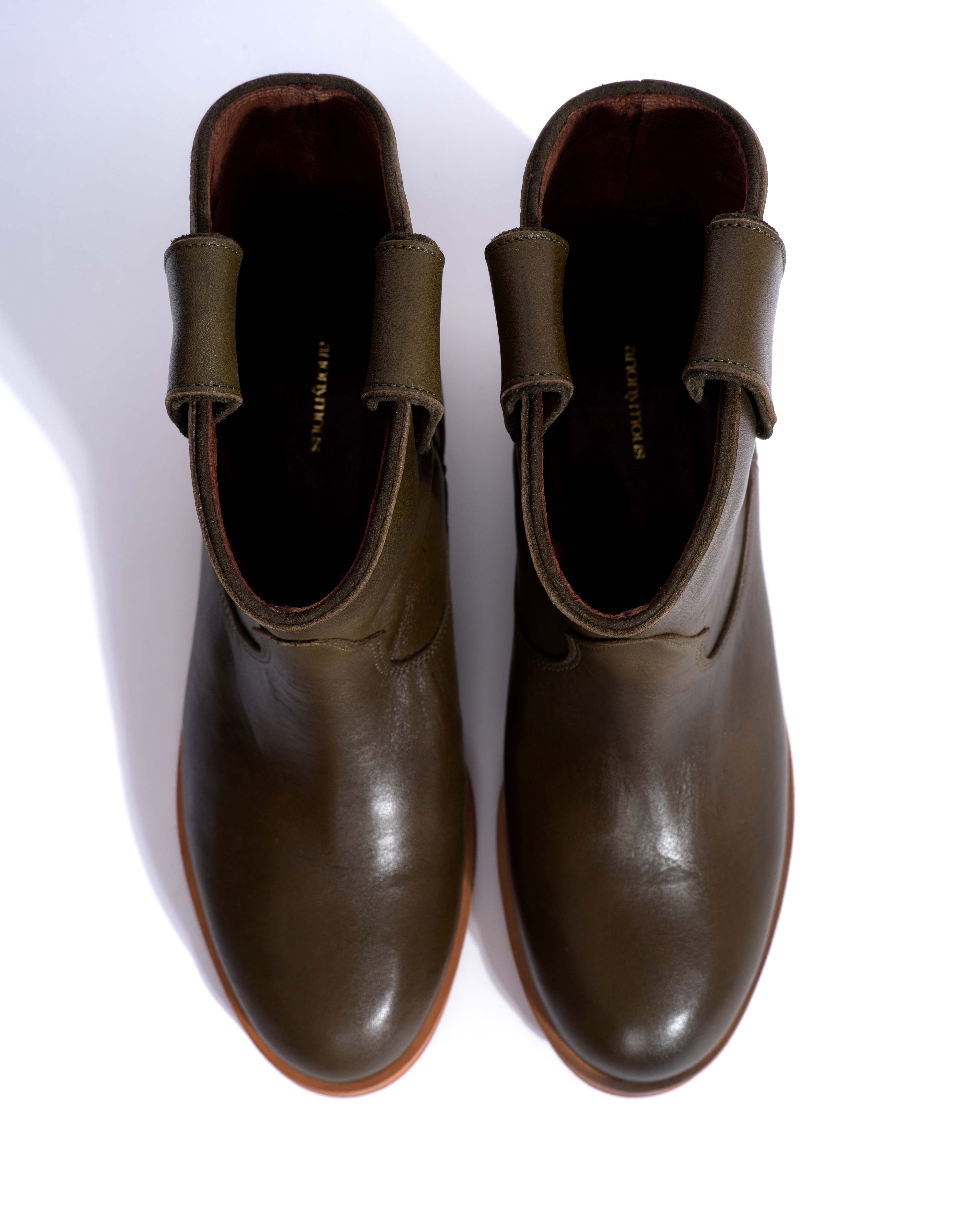 Monja Vegetal soft calf Forrest green - Image 4