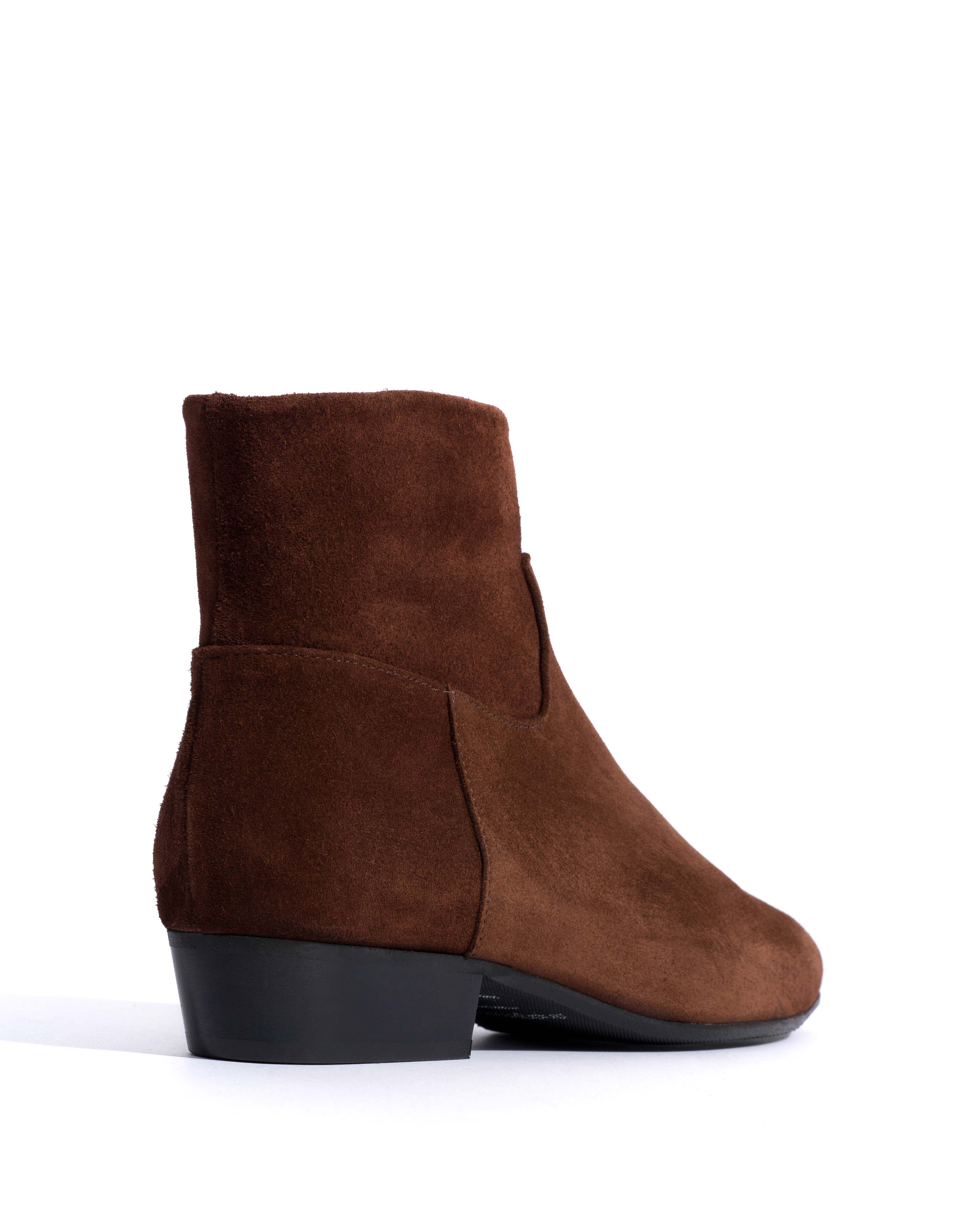 Morie 20 Calf suede Chocolate - Image 3