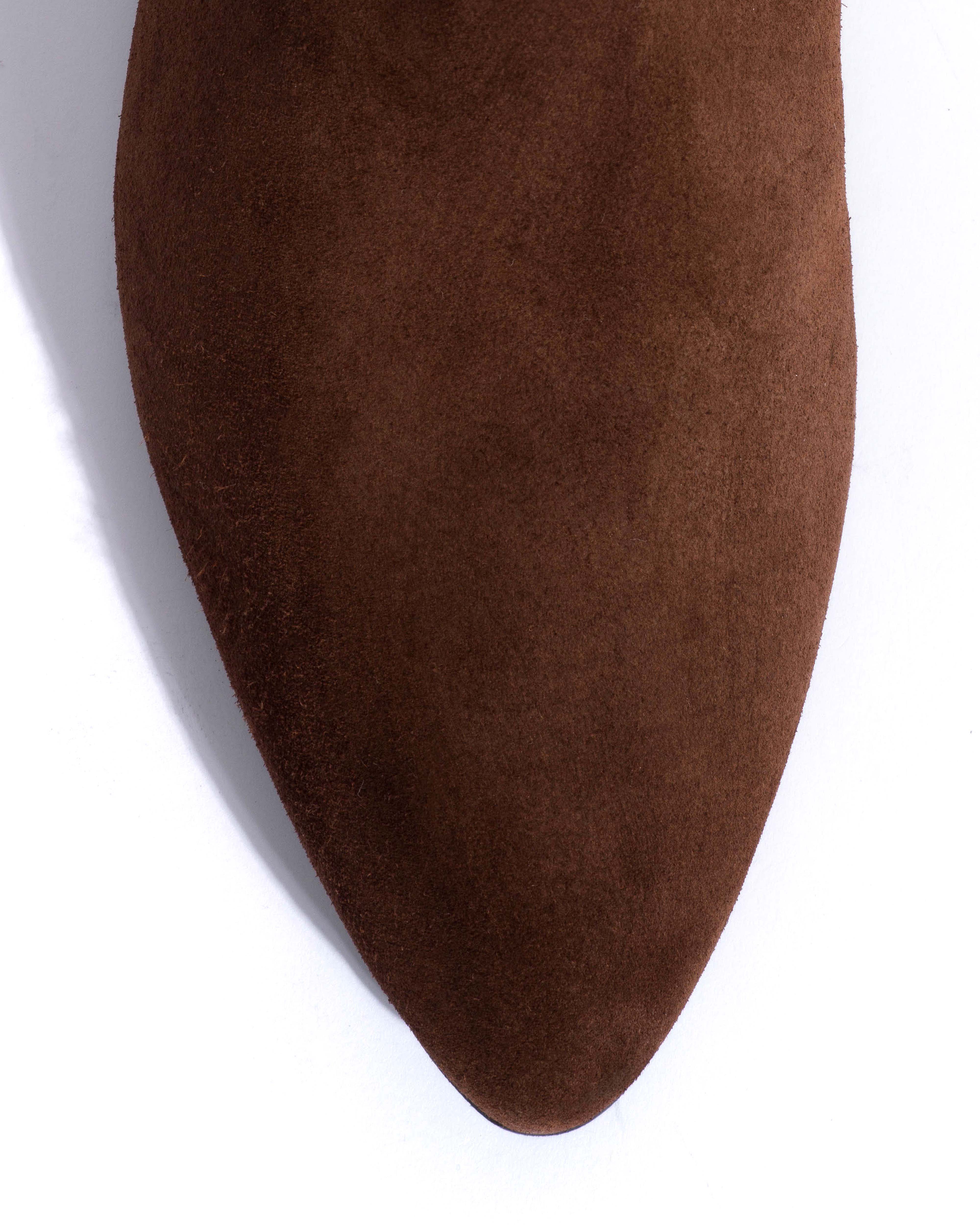 Morie 20 Calf suede Chocolate - Image 5