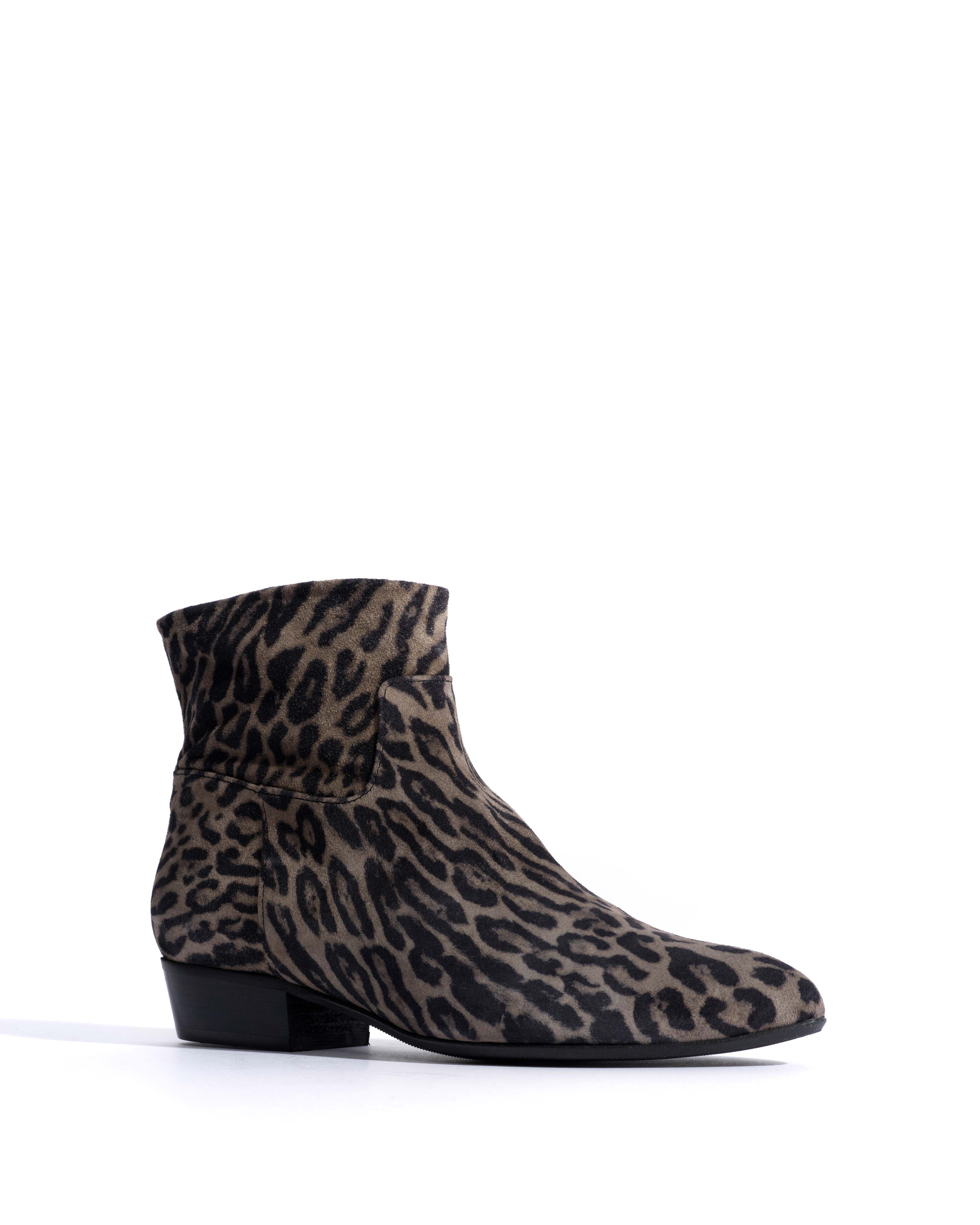 Morie 20 Calf suede print Snow leopard - Image 2