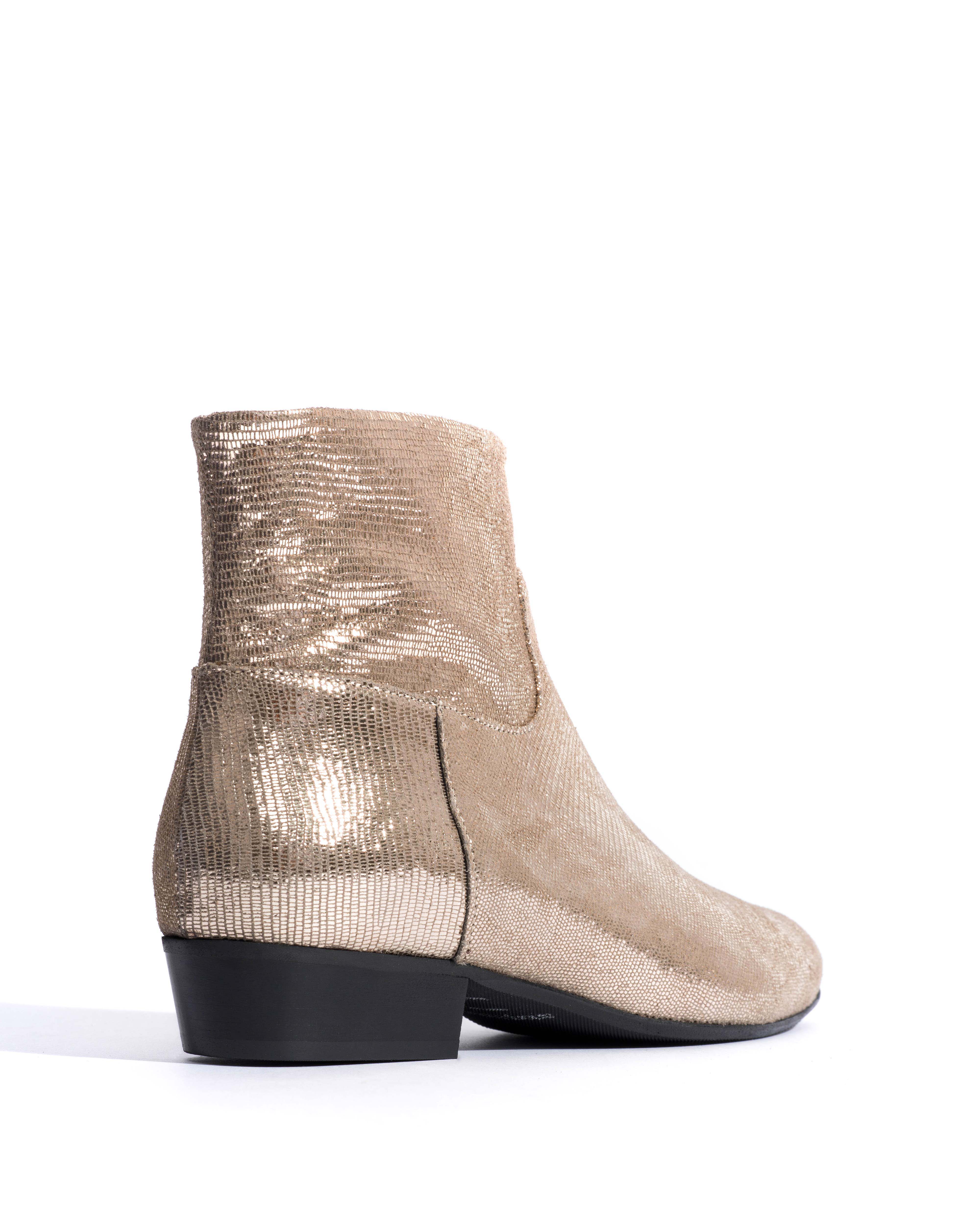 Morie 20 Lizard metallic goat Vintage champagne - Image 4