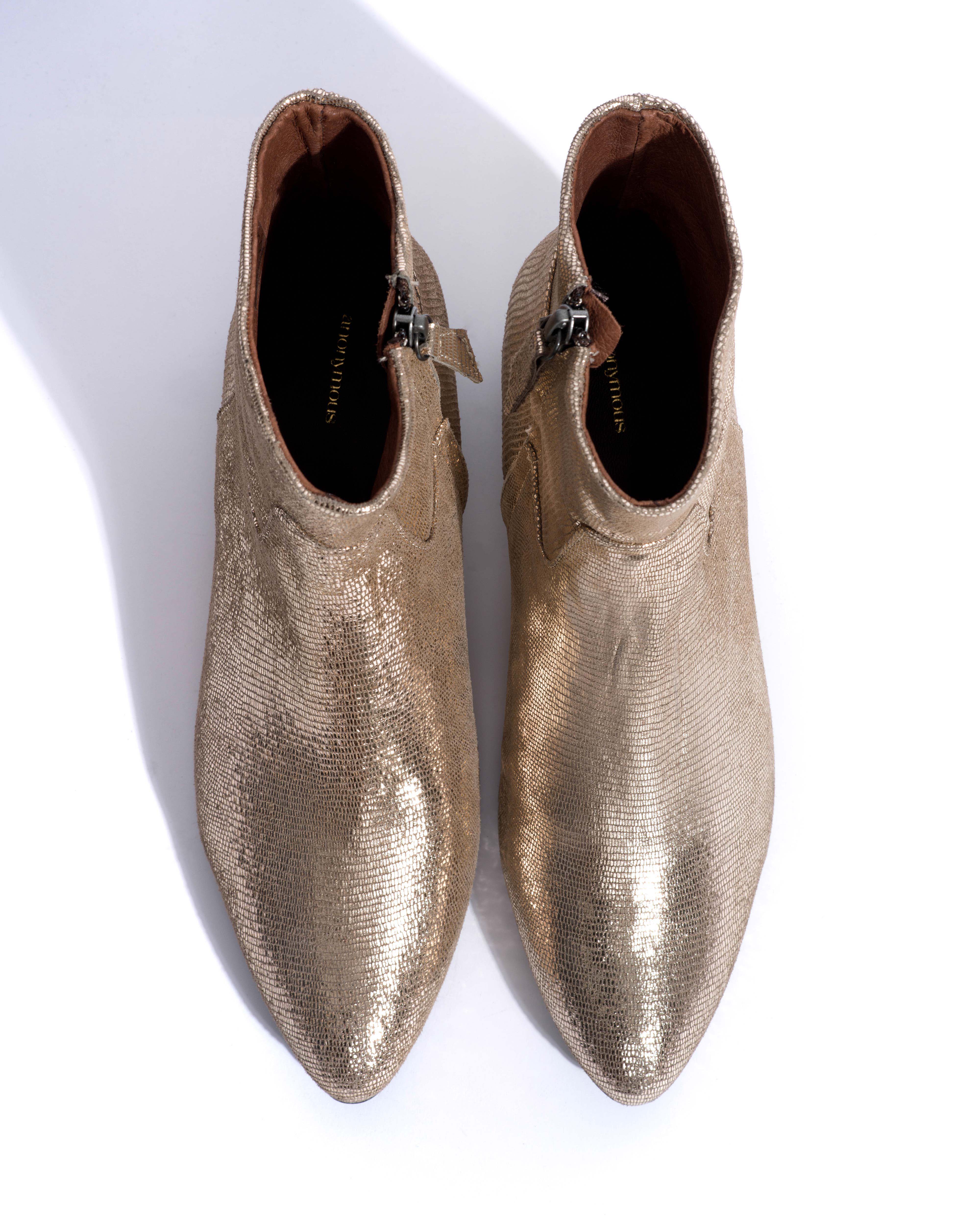Morie 20 Lizard metallic goat Vintage champagne - Image 5