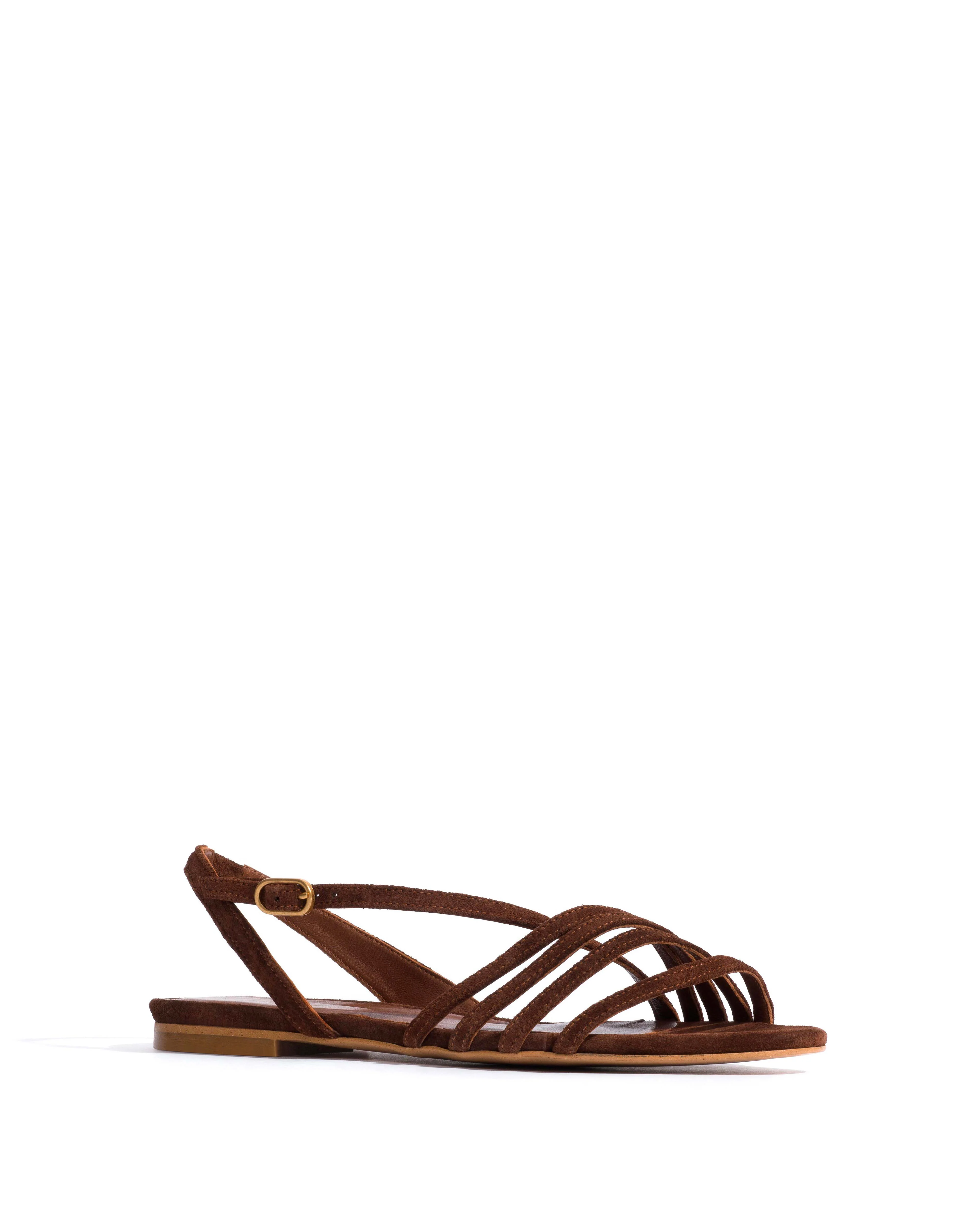 Naia 10 Calf suede Chocolate - Image 2