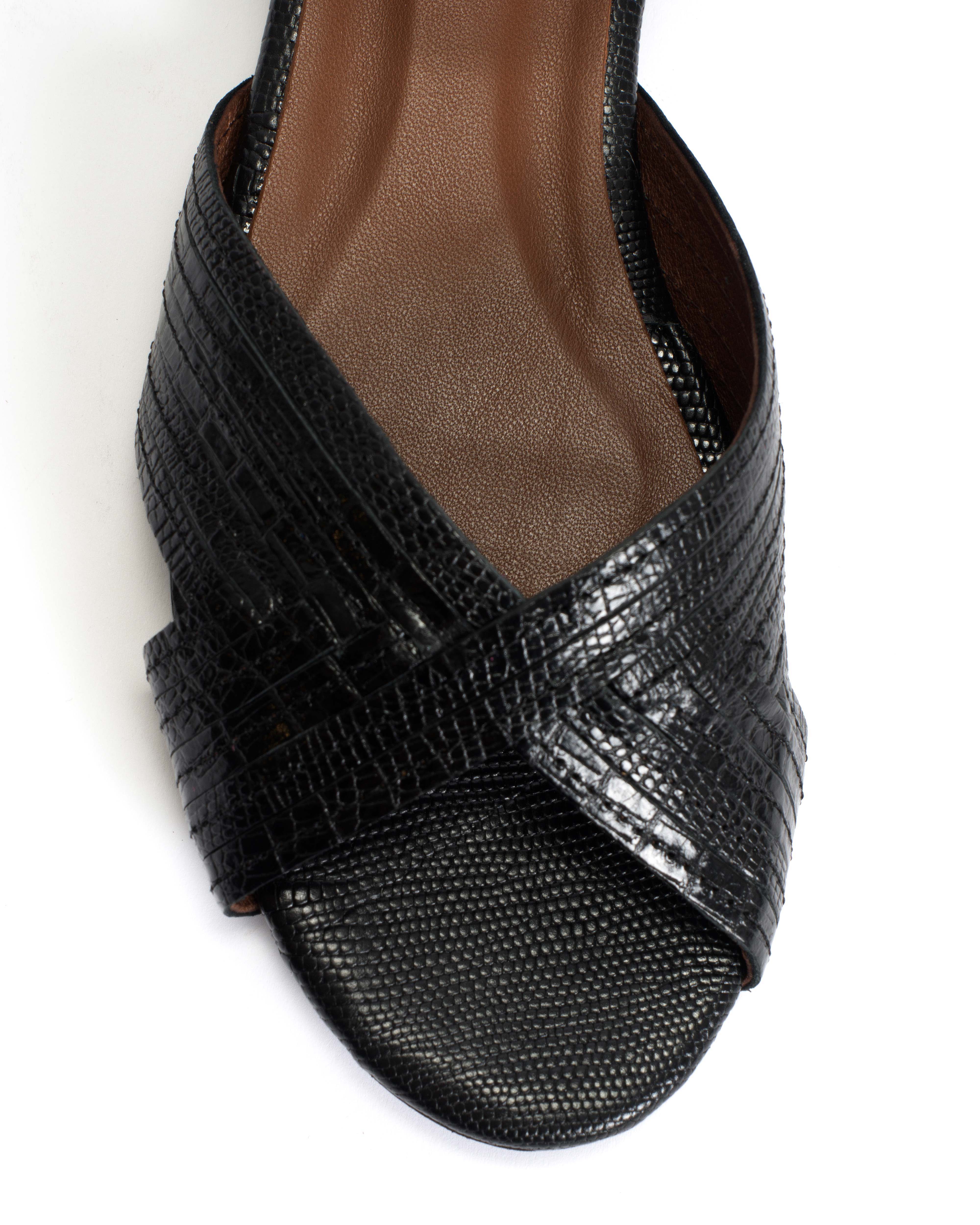 Niabi 10 Calf lizard Black - Image 6
