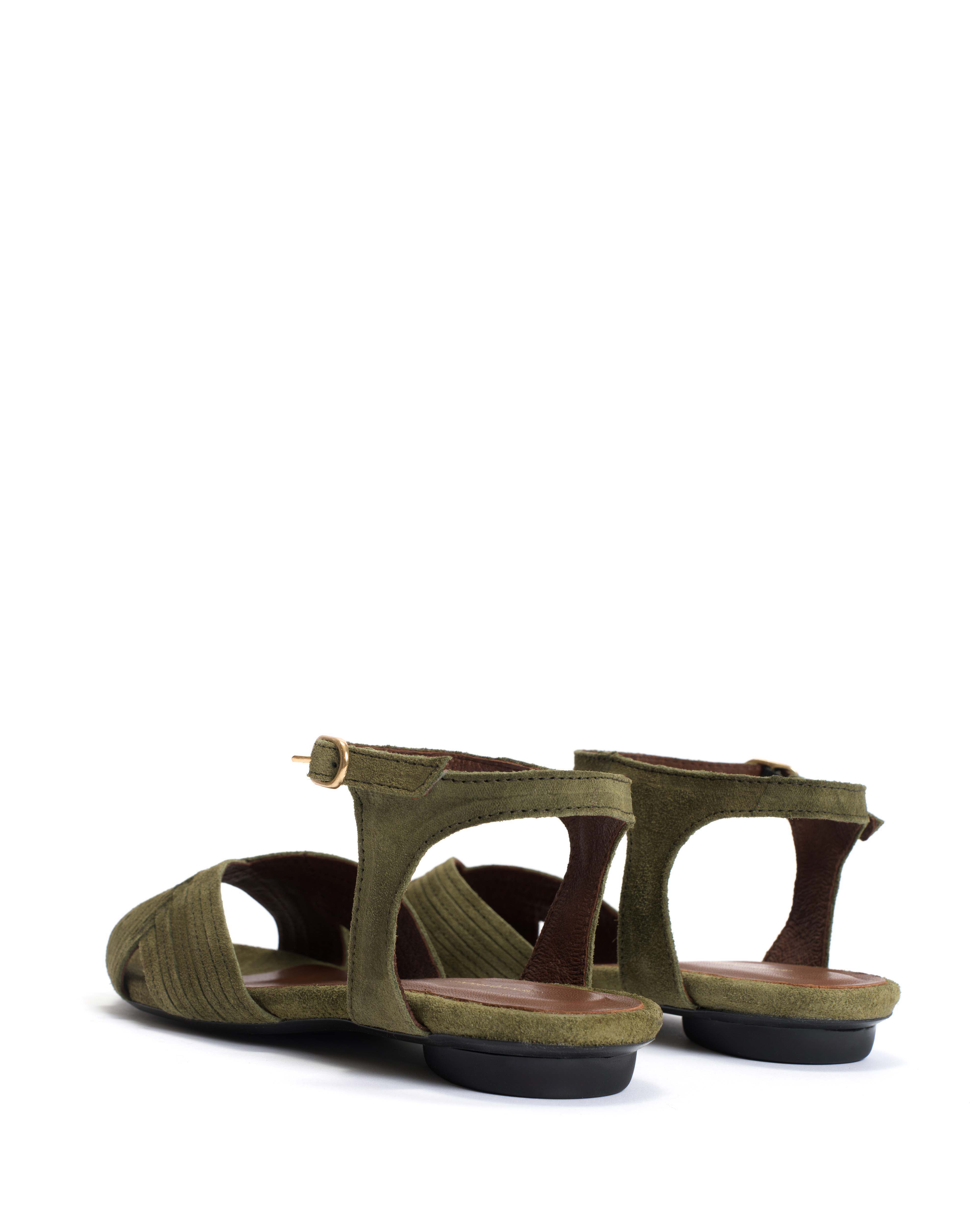 Niabi 10 Calf suede Olive green - Image 5