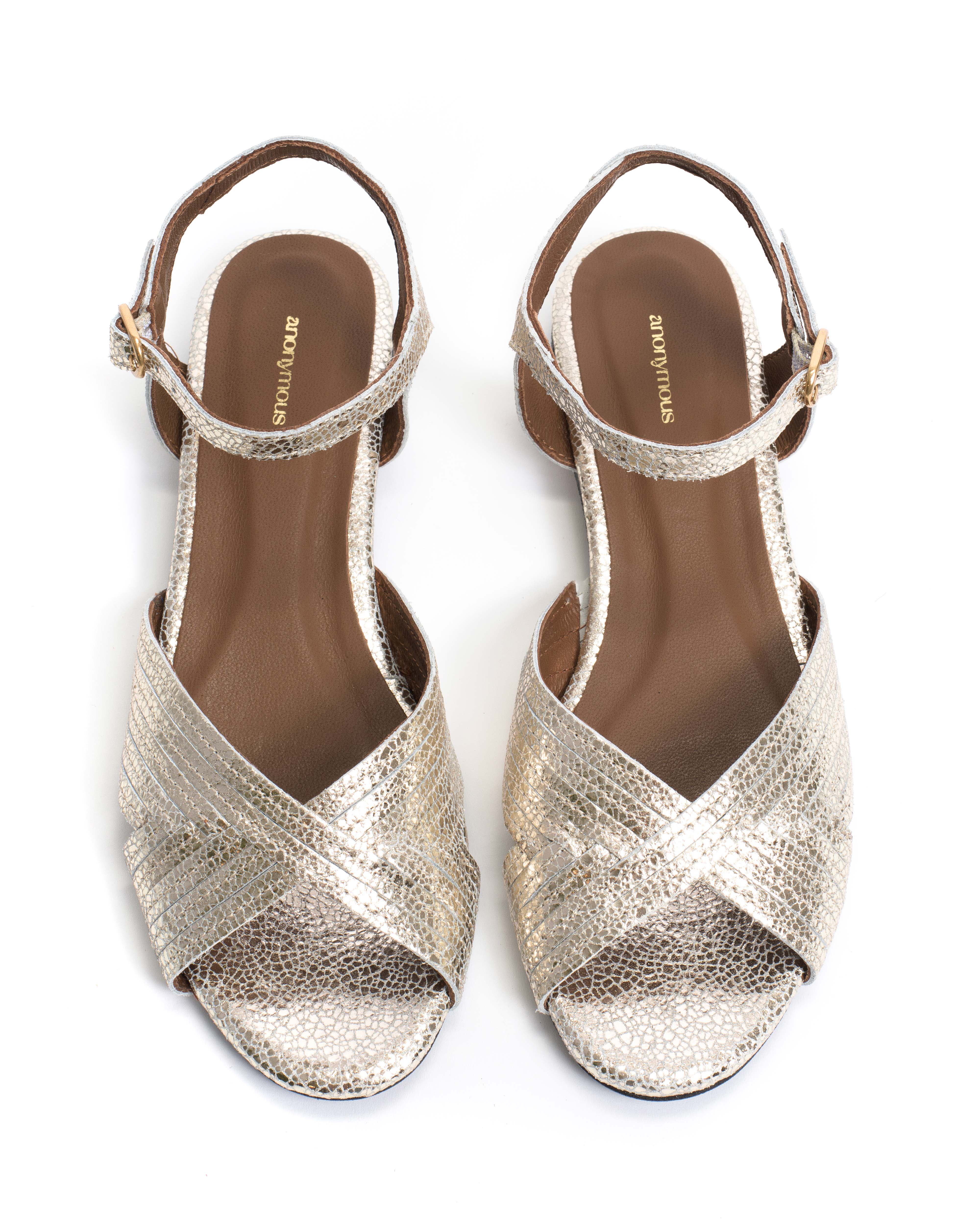 Niabi 10 Crackled metallic goat Champagne - Image 3